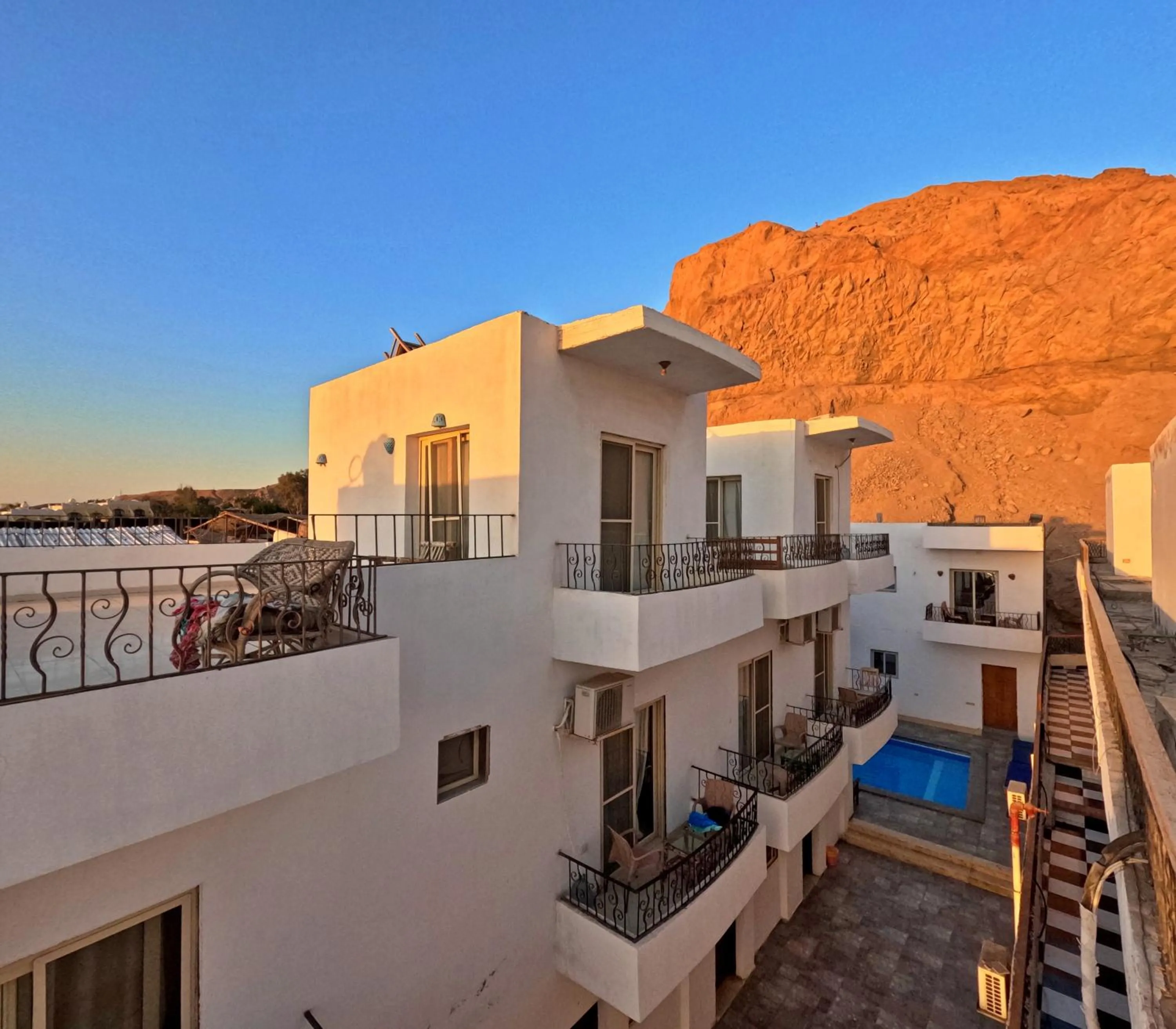 Property building in Dahab Bay hotel