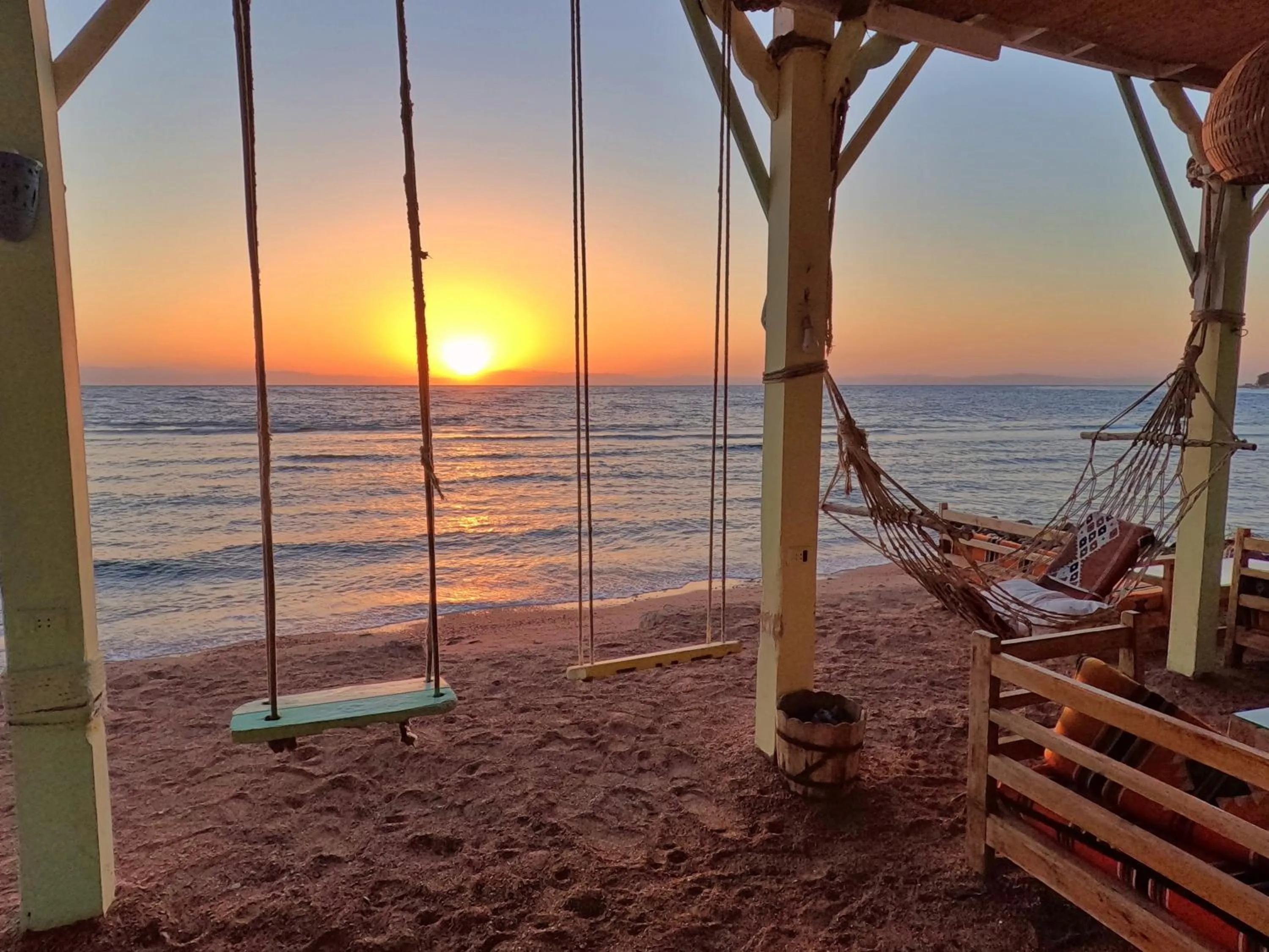 Natural landscape in Dahab Bay hotel