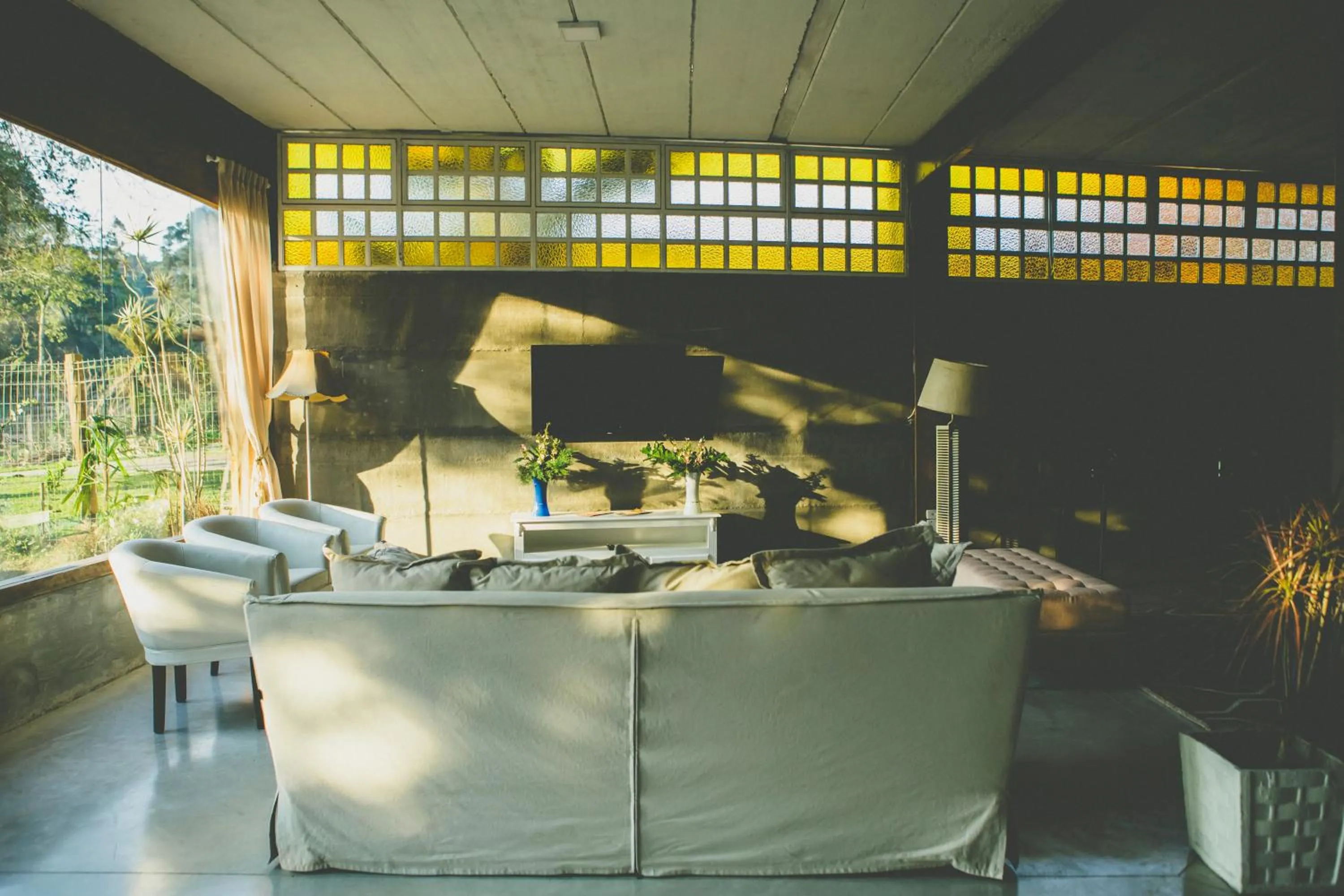 Seating area in Pousada São Chico Eco Village