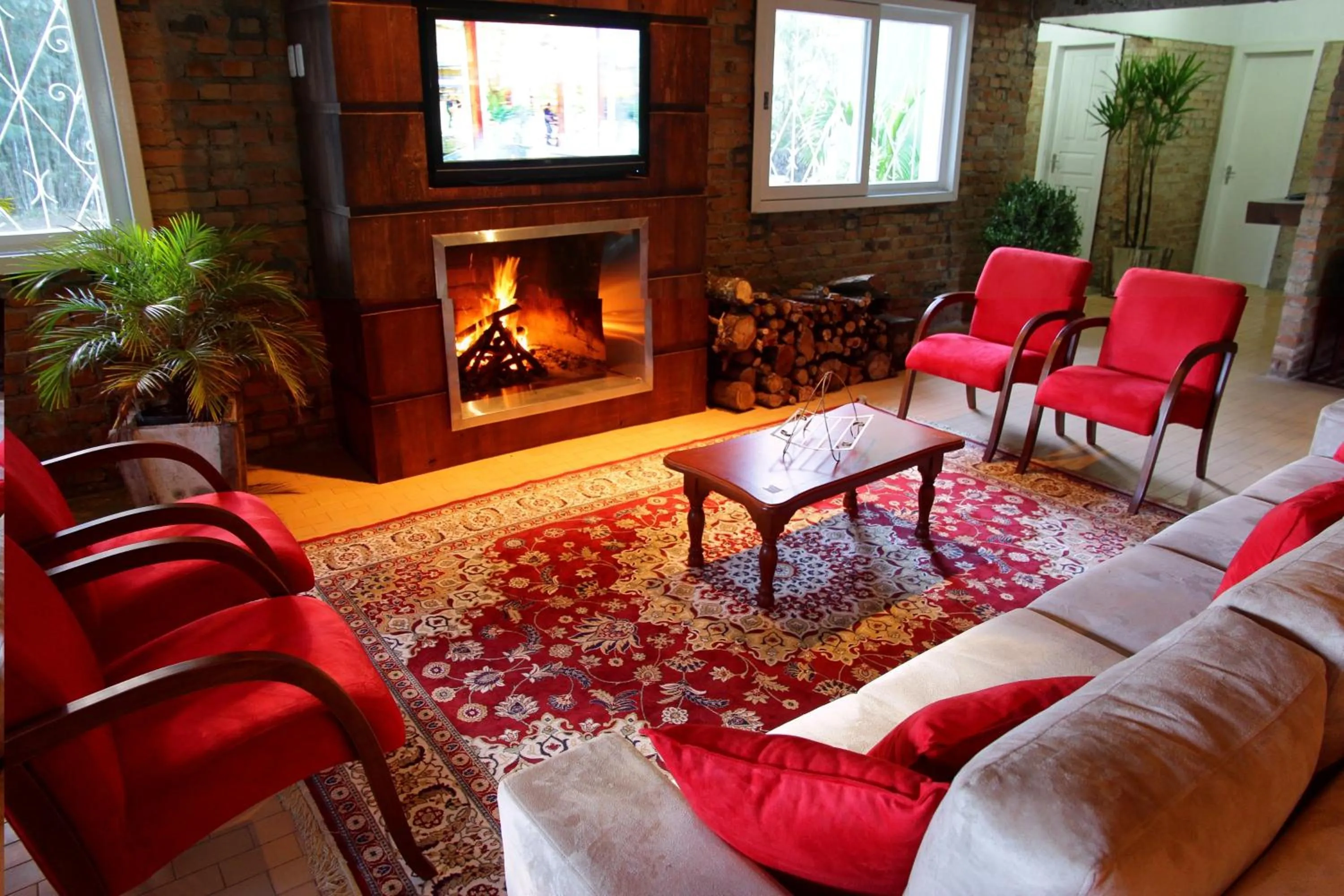 Living room in Pousada São Chico Eco Village