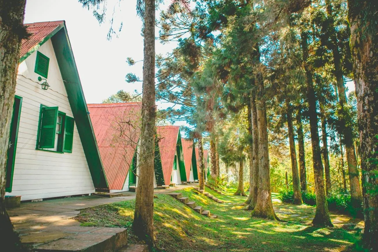 Garden view in Pousada São Chico Eco Village