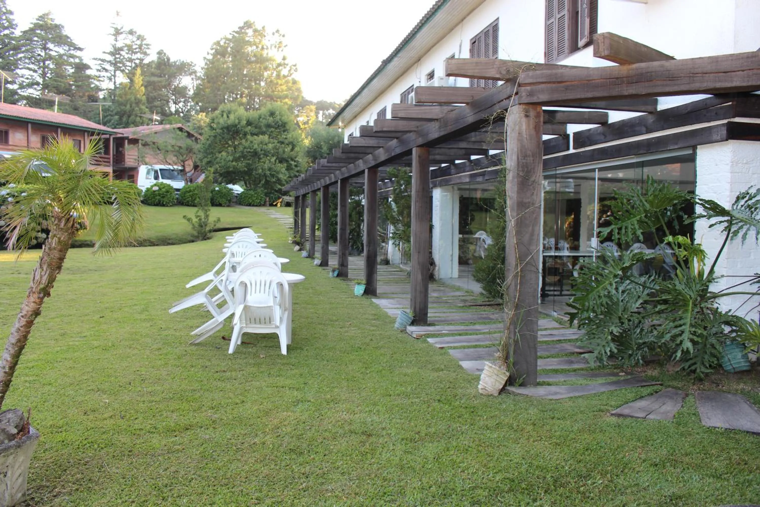 Garden view in Pousada São Chico Eco Village