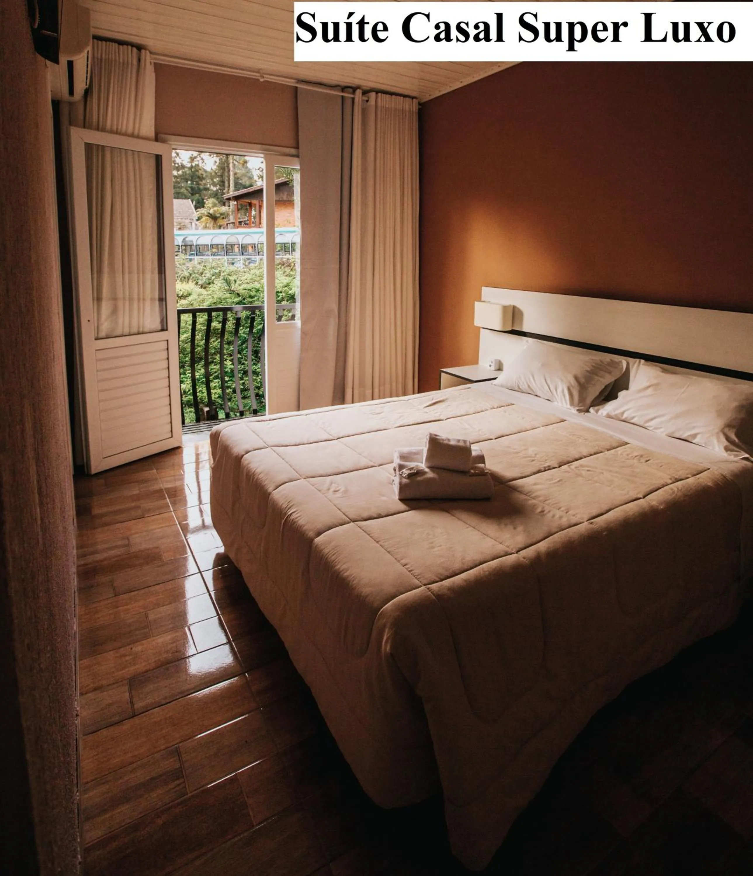 Bed in Pousada São Chico Eco Village