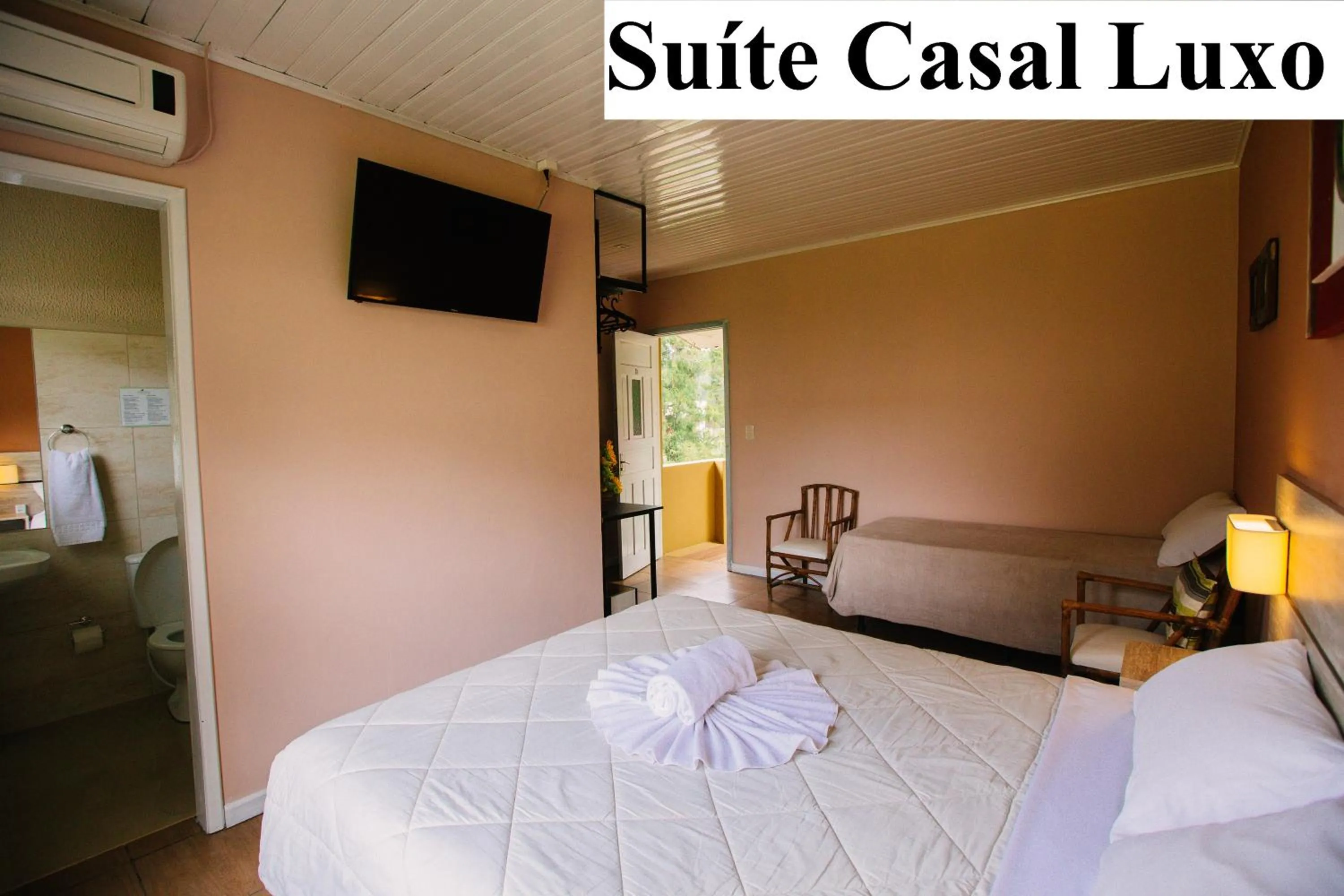 Bed in Pousada São Chico Eco Village