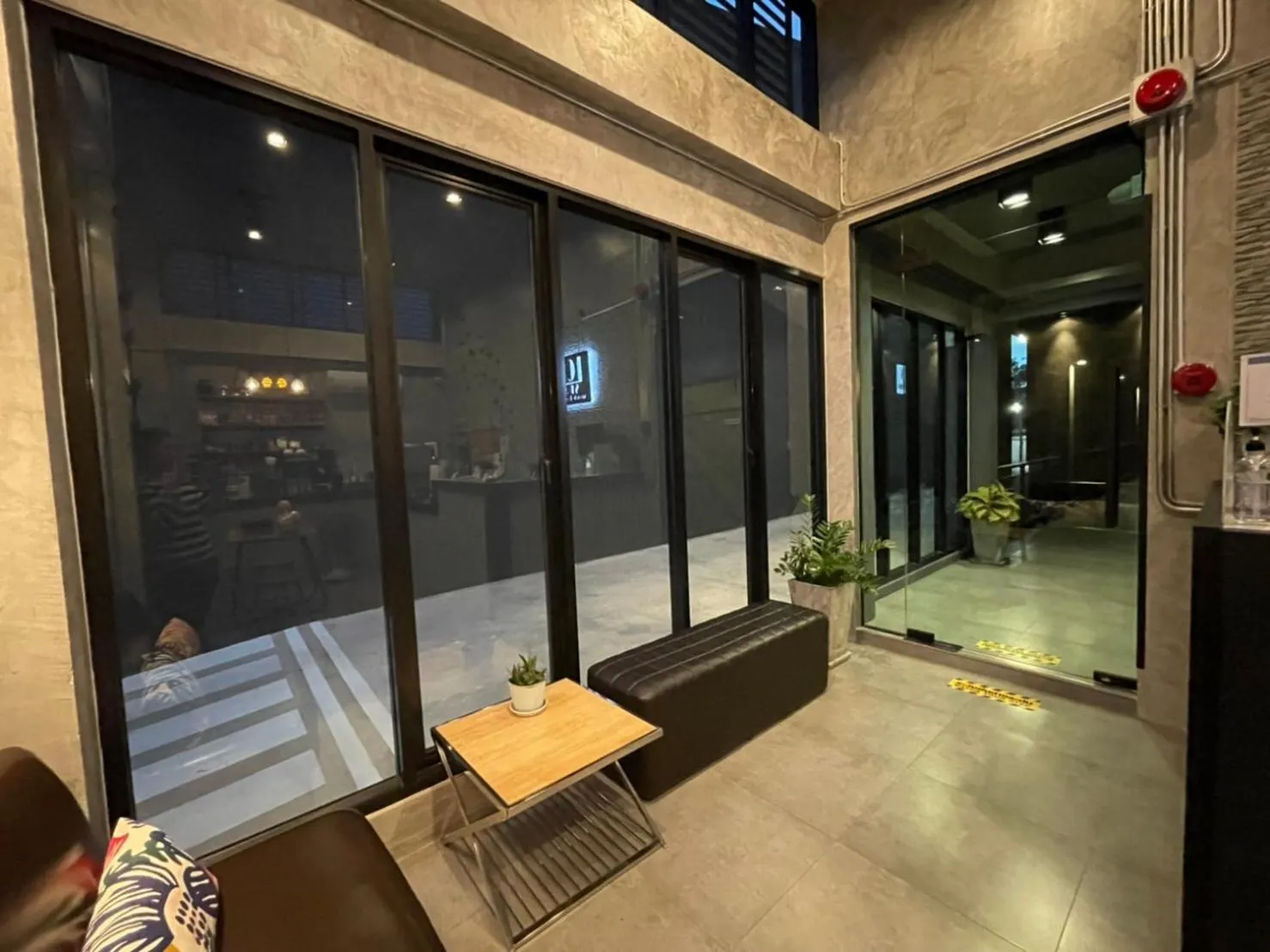 Seating area in Loft Space Hotel