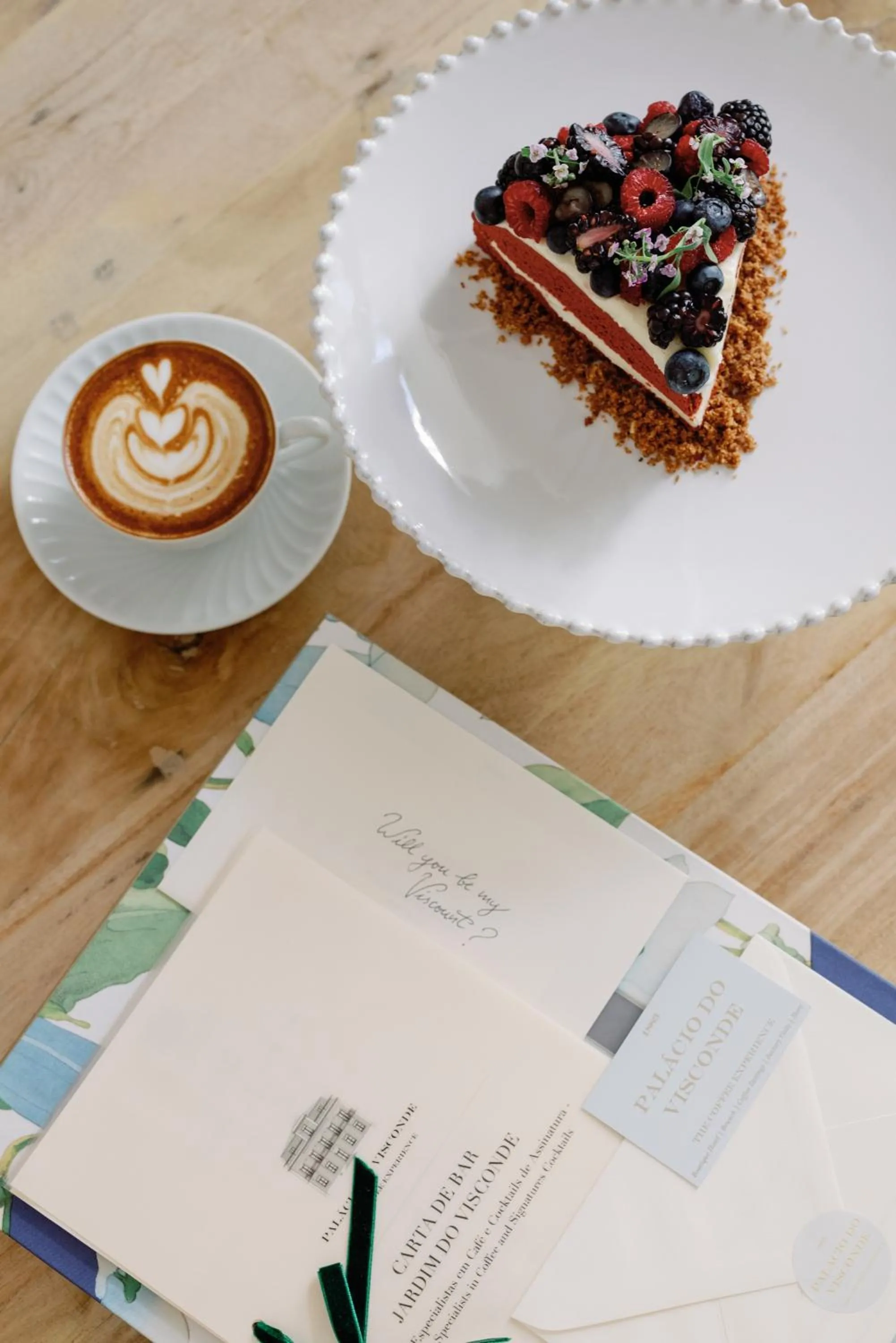 Food and drinks in Palácio do Visconde - The Coffee Experience