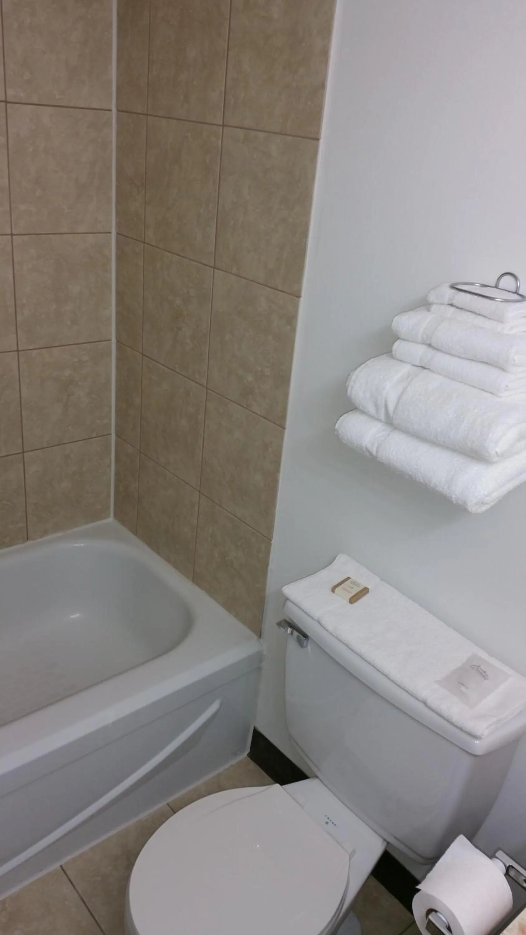 Bathroom in Howard Johnson by Wyndham Melville