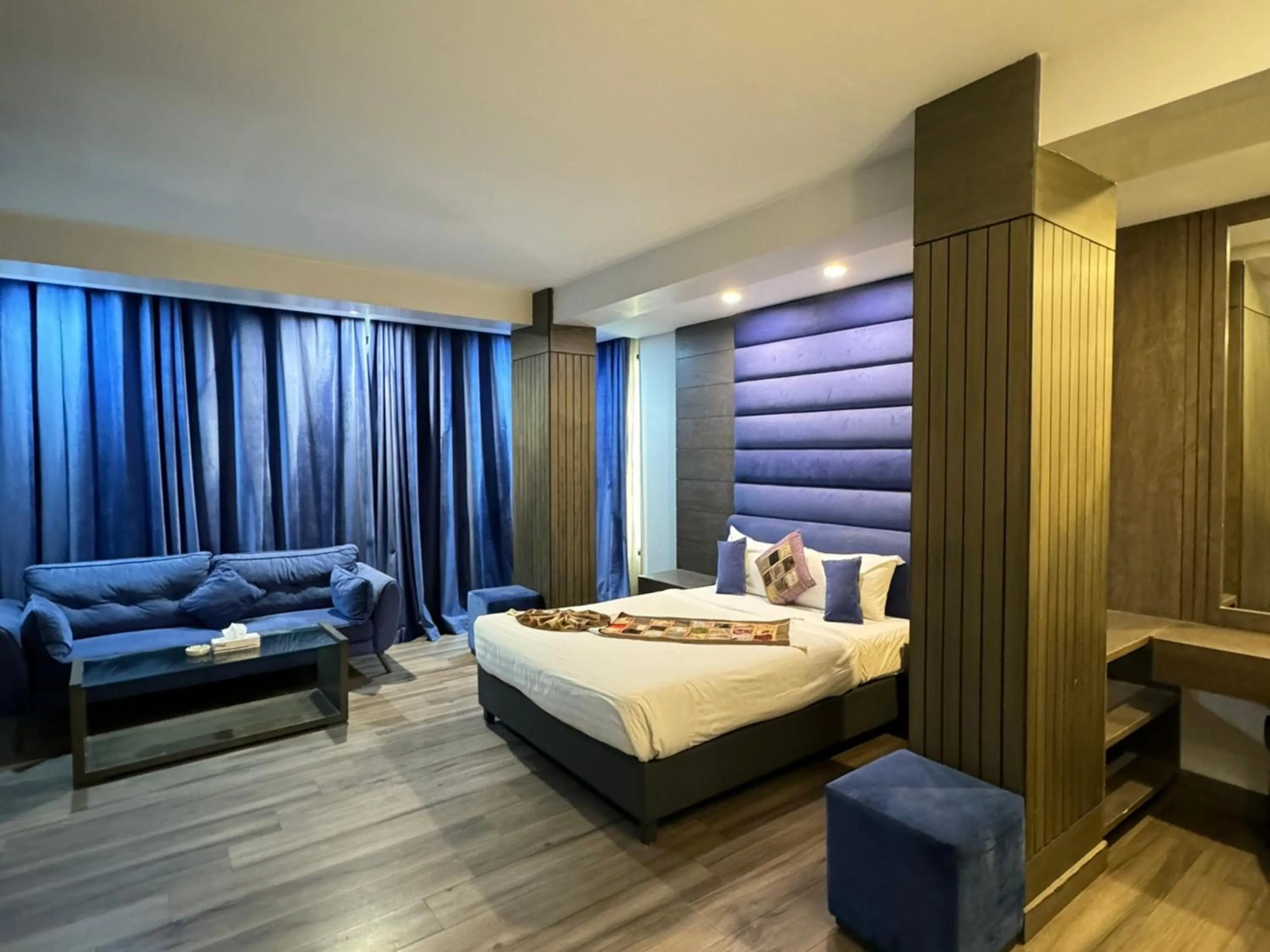 Bed in Hotel de Papae