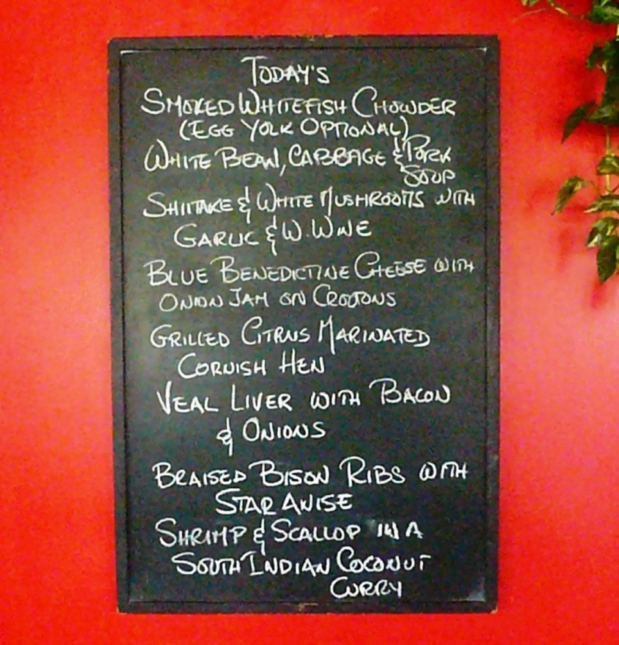 Dinner in Red Top Motor Inn