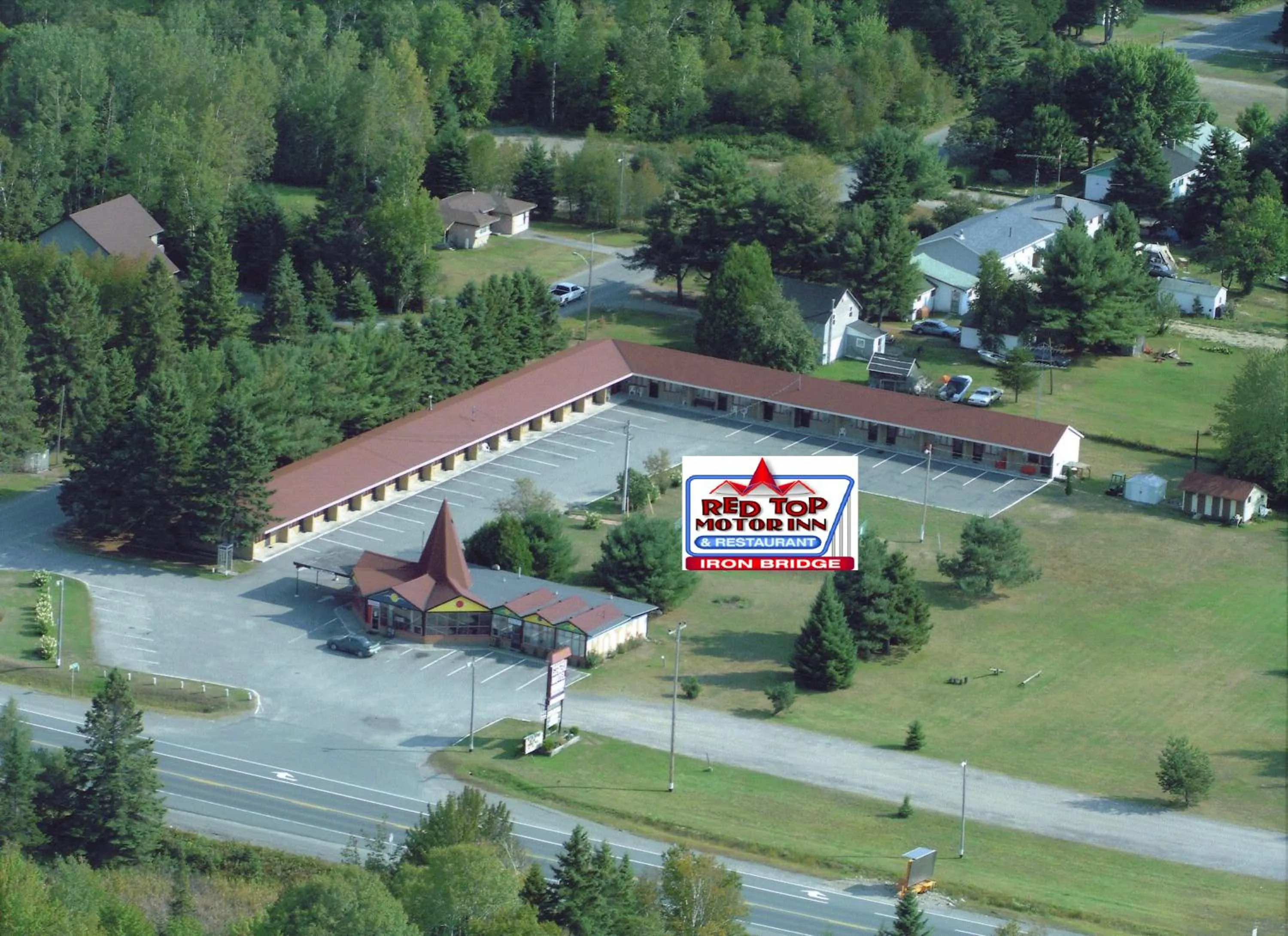 Bird's eye view in Red Top Motor Inn