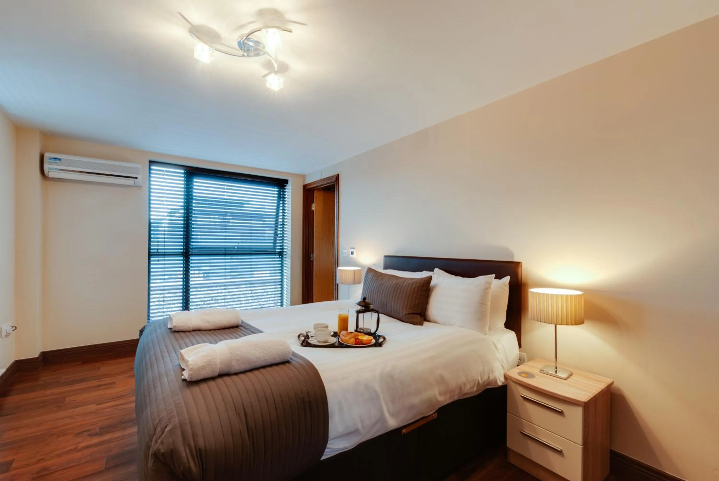 Bedroom, Bed in Base Serviced Apartments - Duke Street