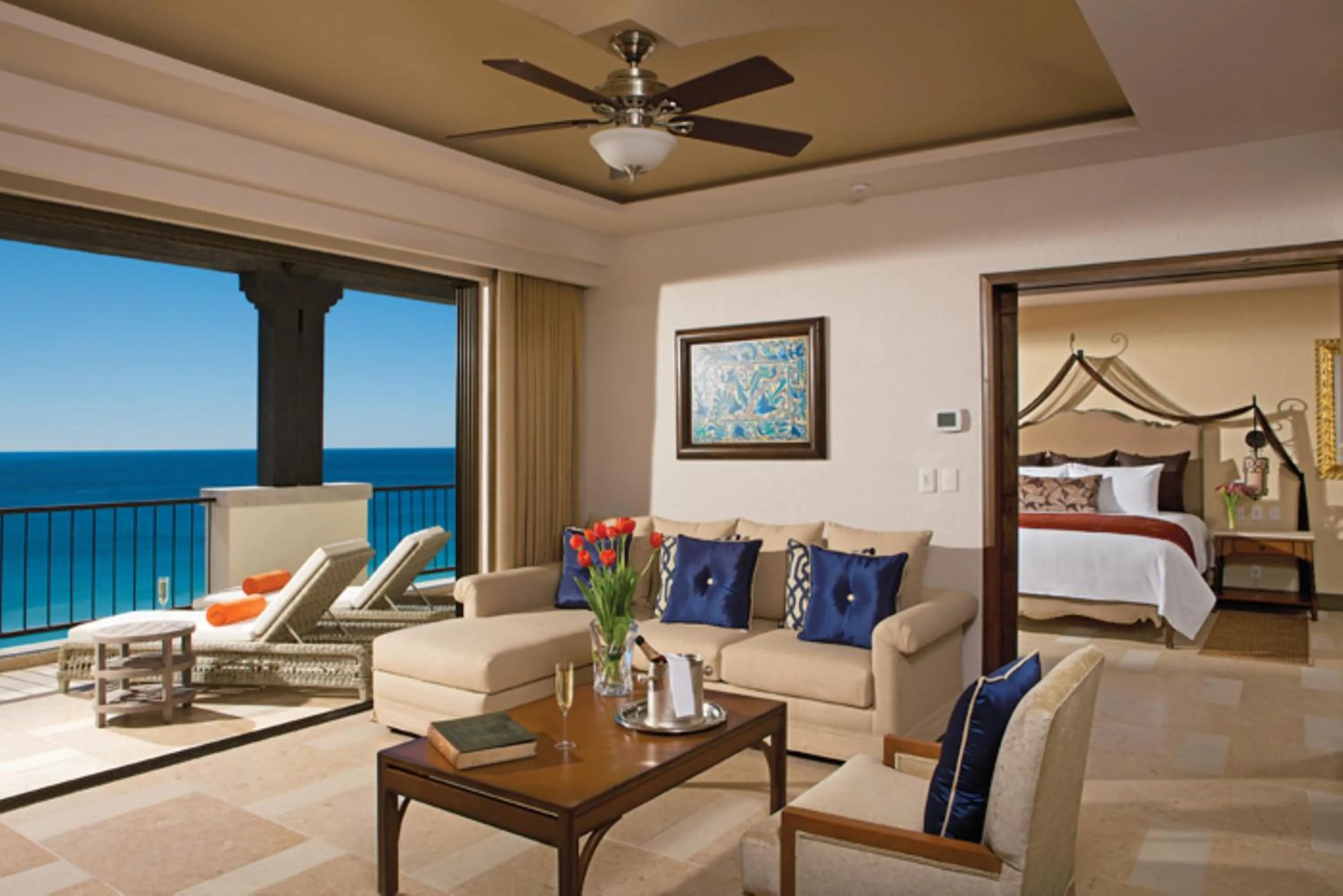 Living room in Secrets Puerto Los Cabos Golf & Spa18+