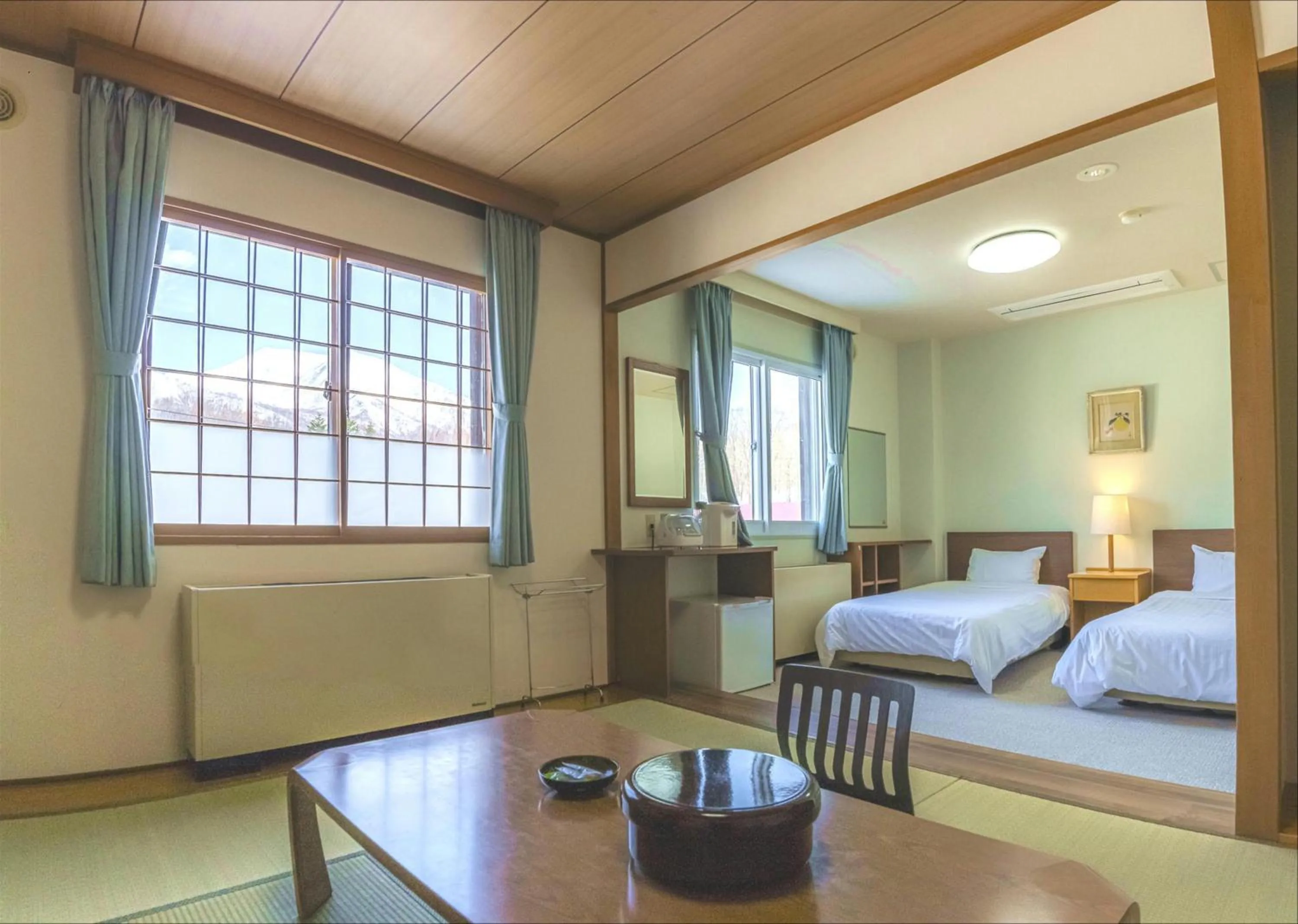 Bed in Niseko Grand Hotel