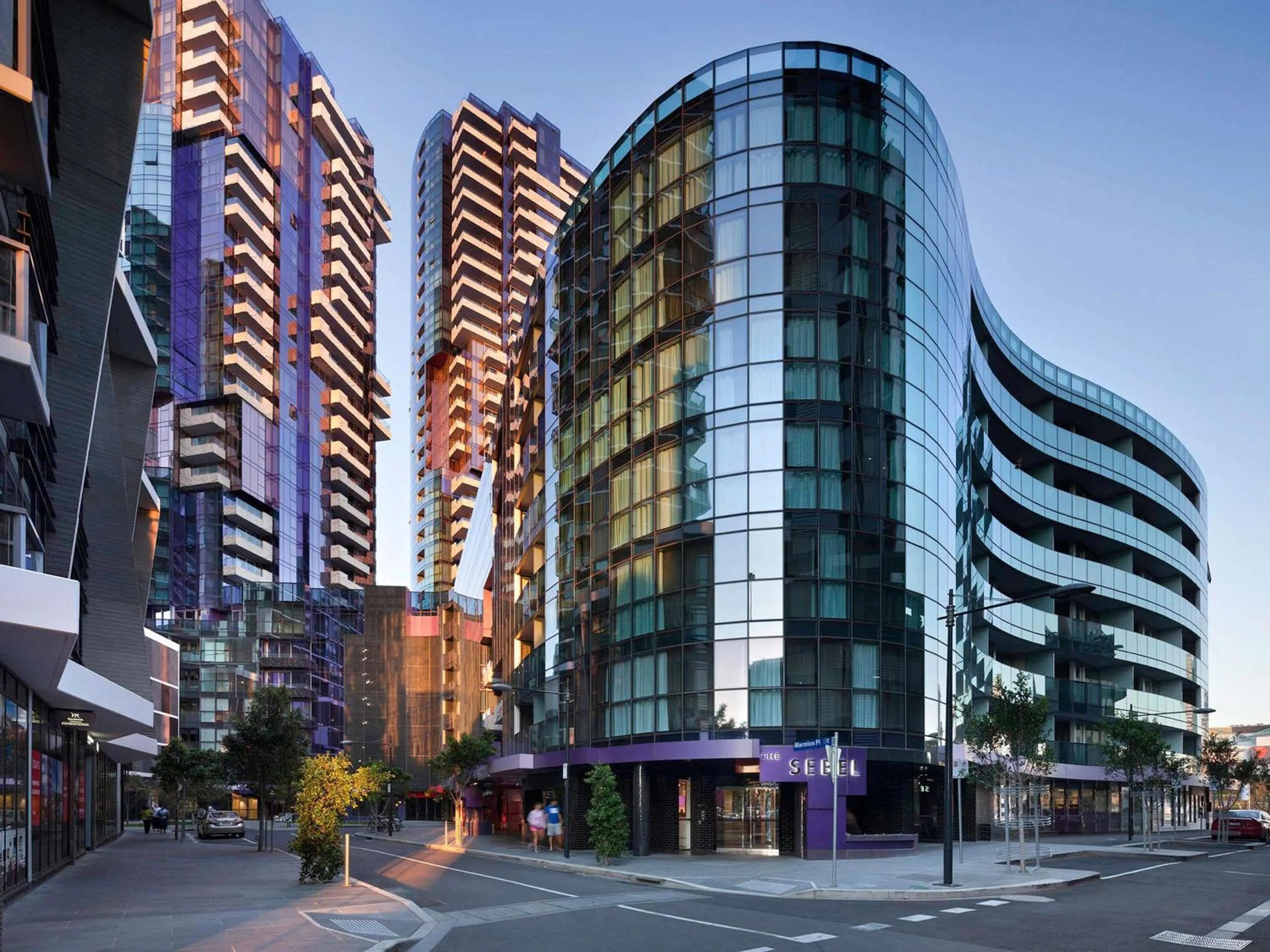Property building in The Sebel Melbourne Docklands Hotel