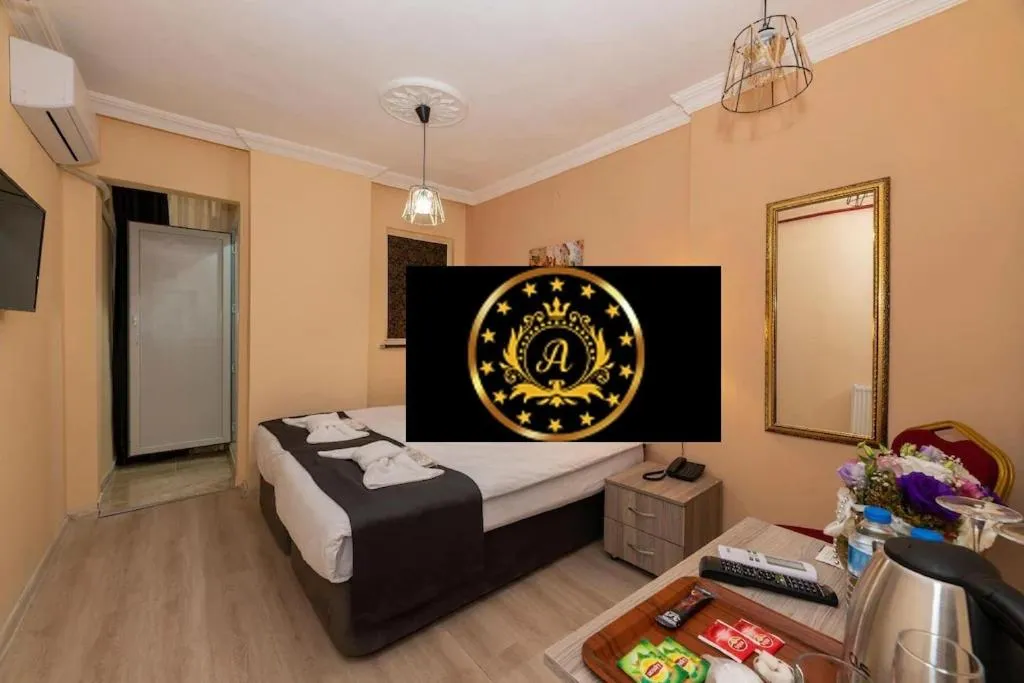 Bed in Avrupa Palace Hotel