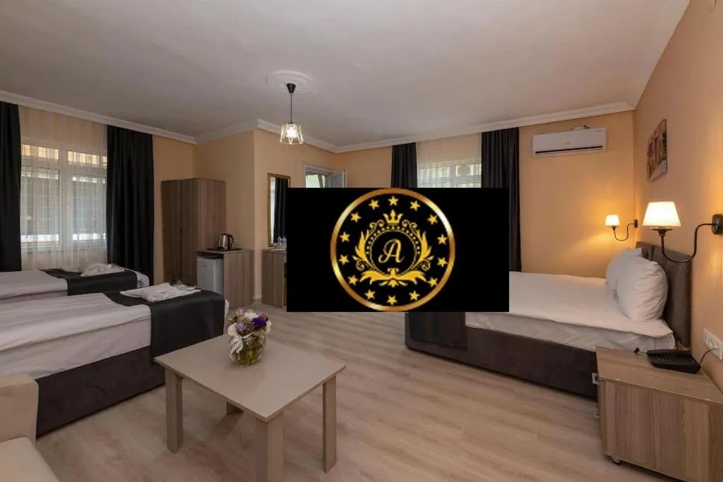 Bed in Avrupa Palace Hotel