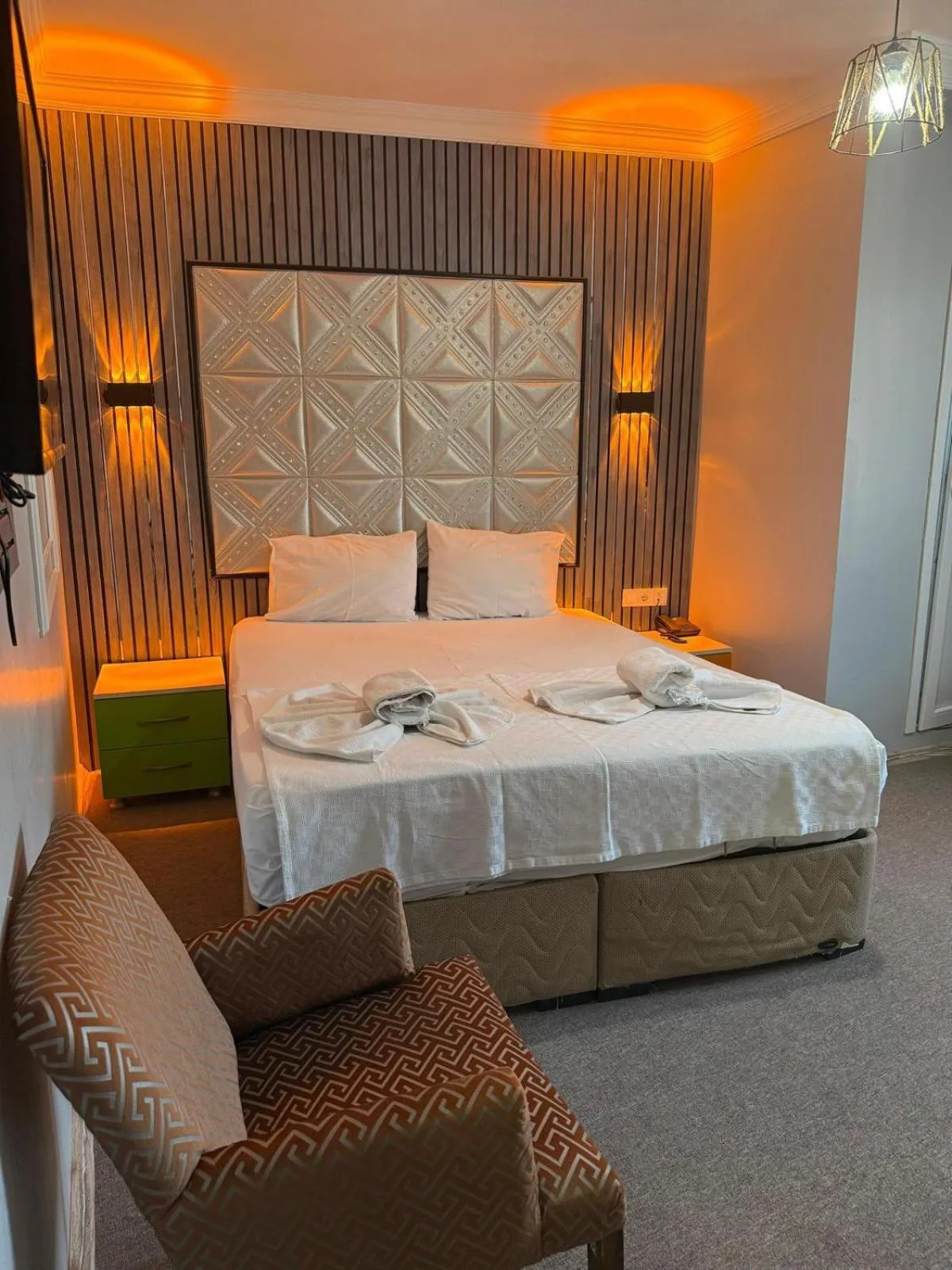 Bed in Avrupa Palace Hotel