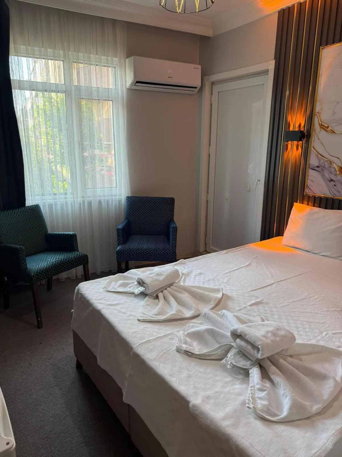 Bed in Avrupa Palace Hotel