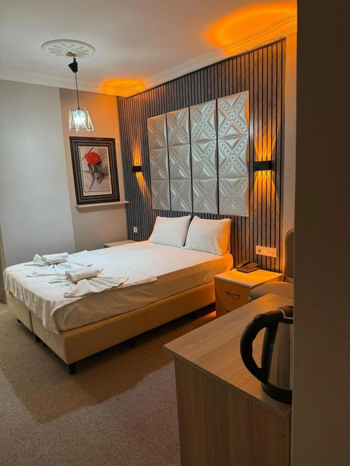 Bed in Avrupa Palace Hotel