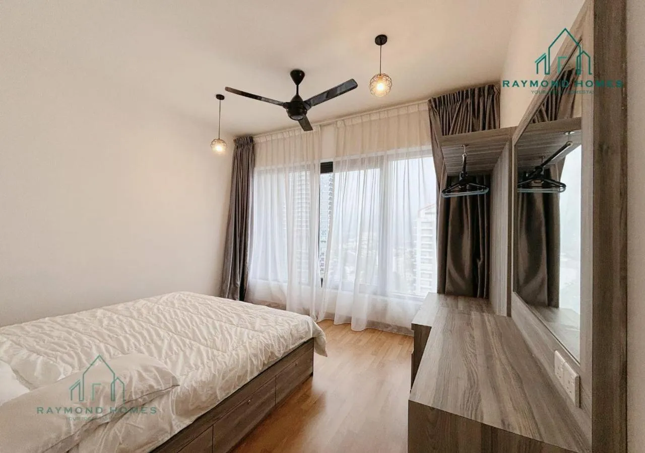 Bed in Georgetown Tropicana 218 Apartment