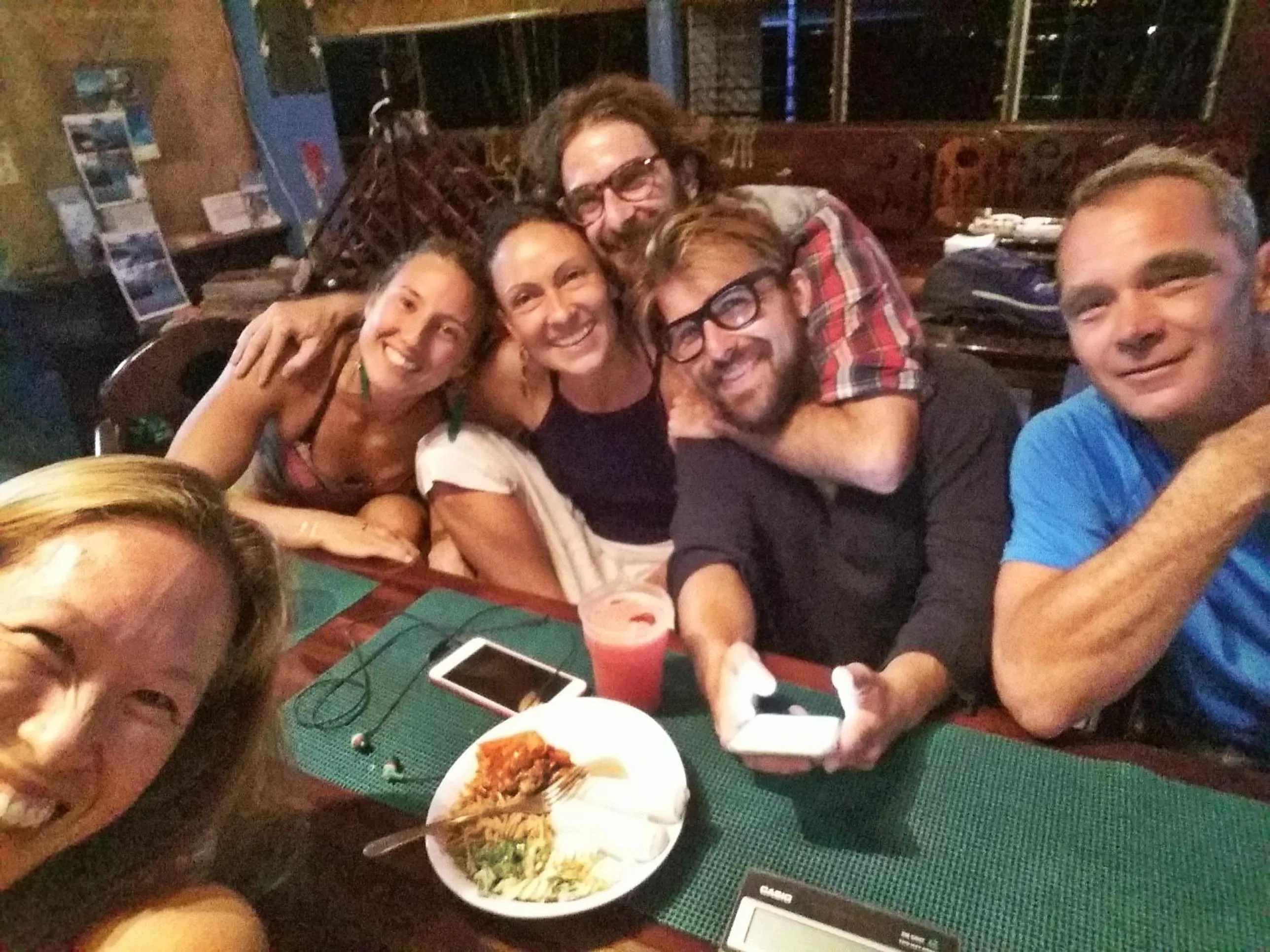 group of guests in Kurma Eco Beach Lodge