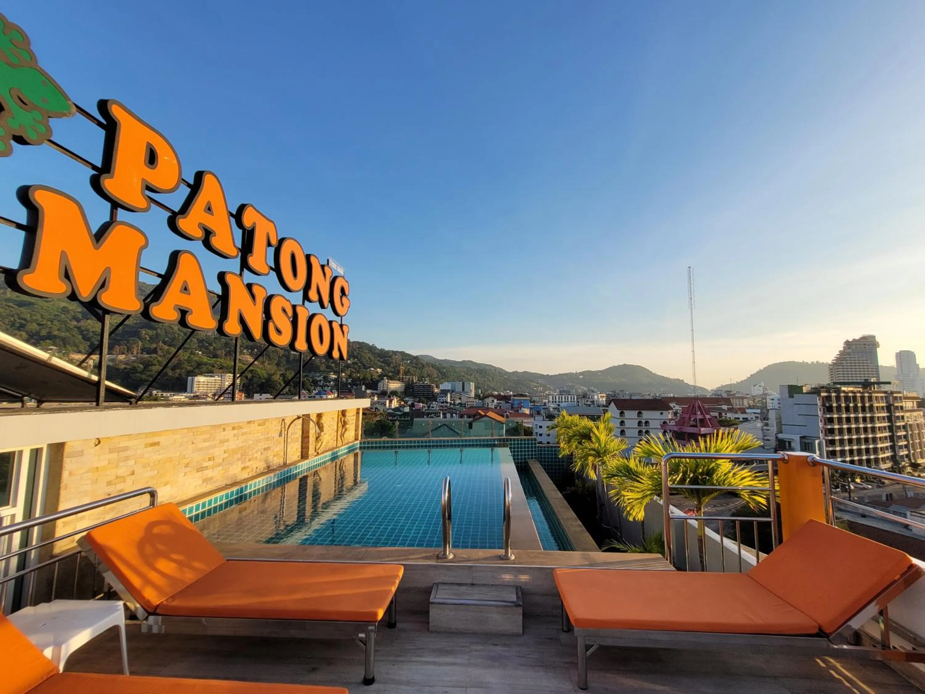 Swimming pool in Patong Mansion - SHA Certified
