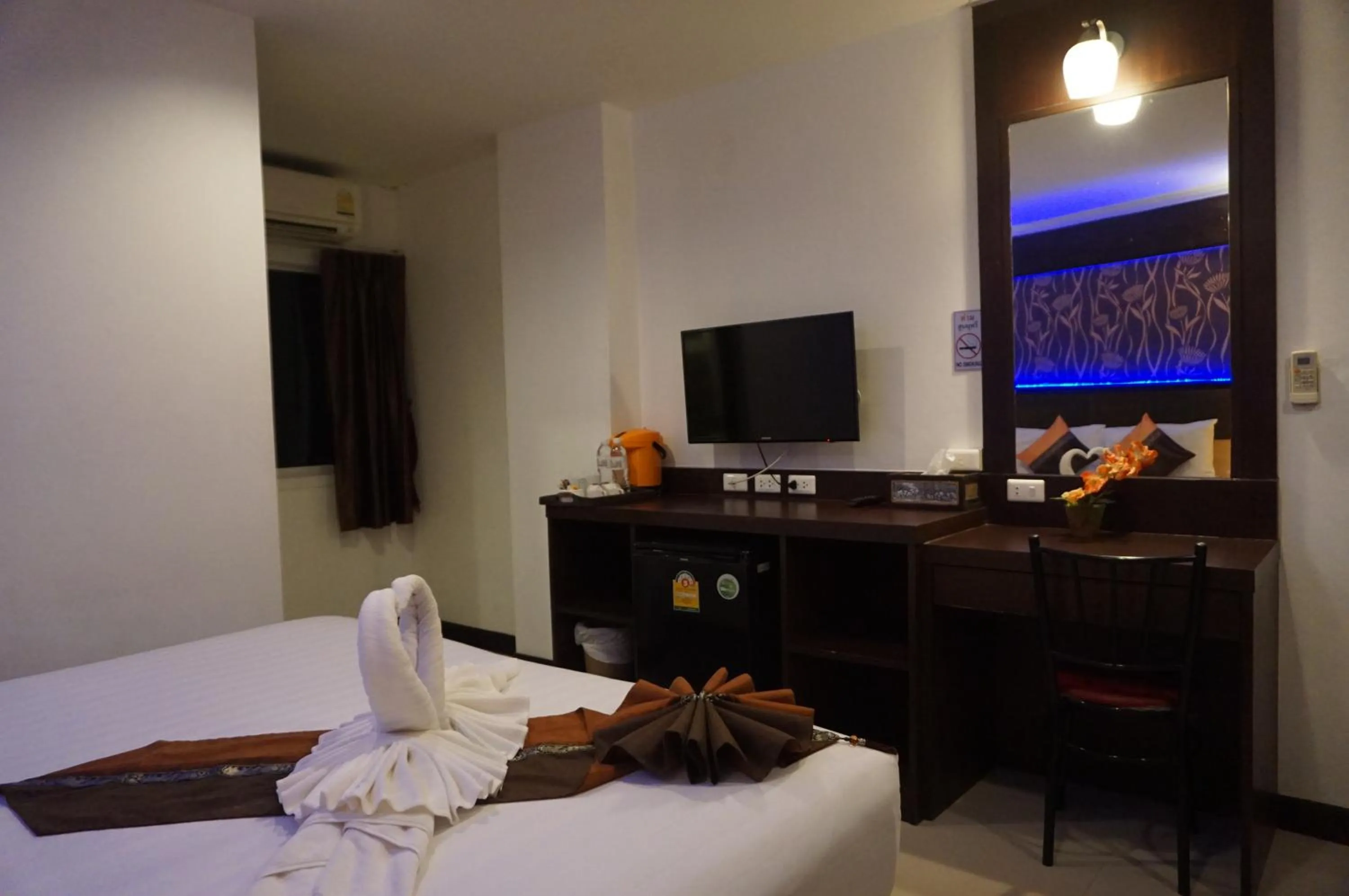 Decorative detail, Bed in Patong Mansion - SHA Certified