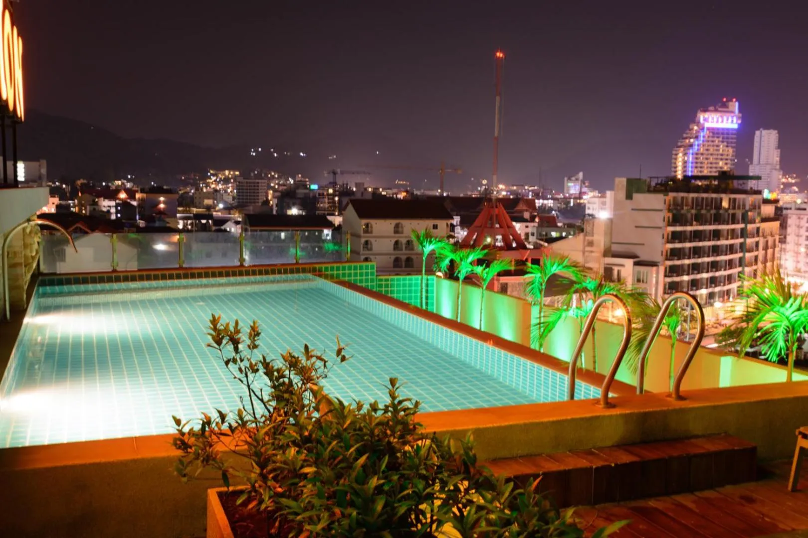 Pool view in Patong Mansion - SHA Certified