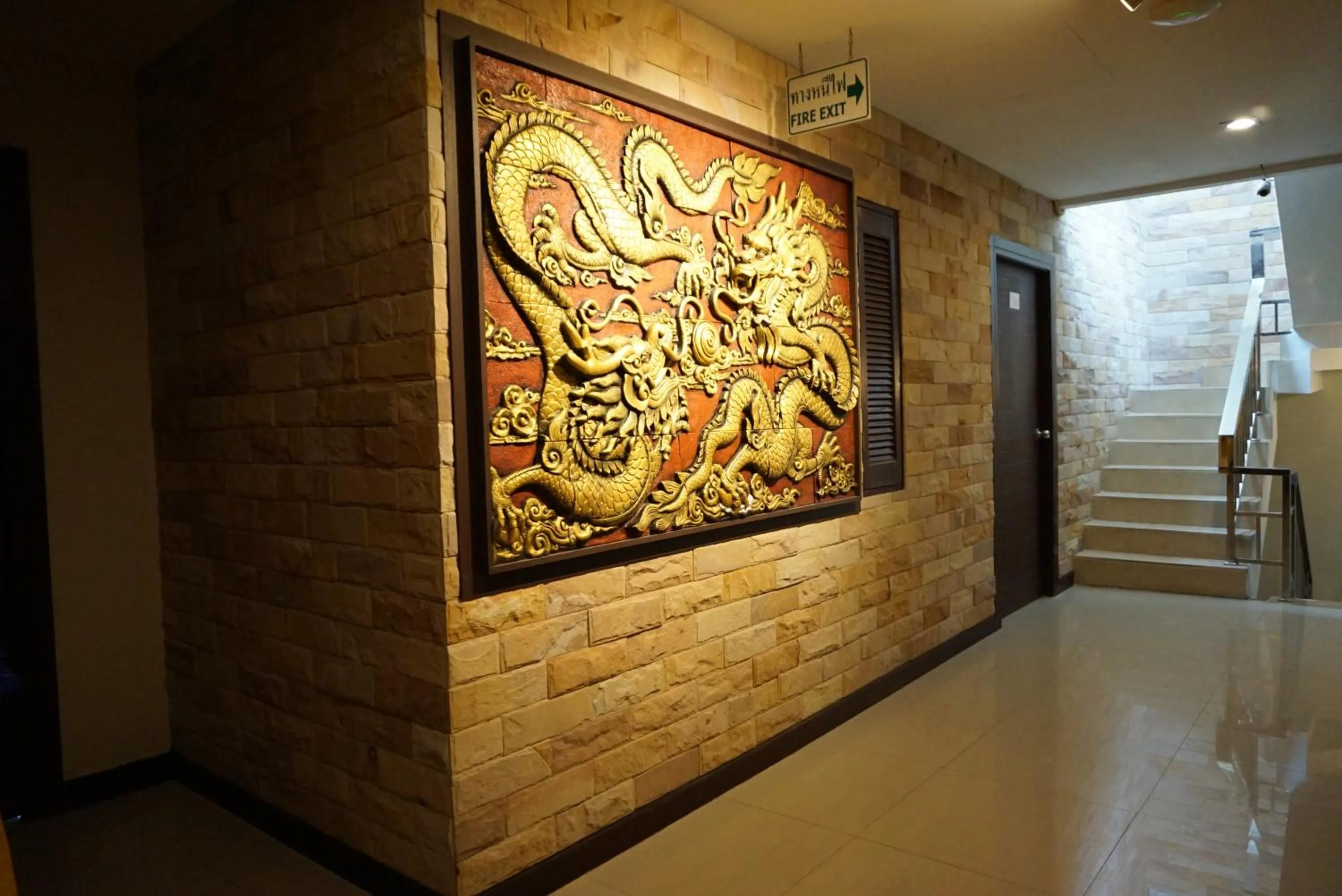 Decorative detail in Patong Mansion - SHA Certified