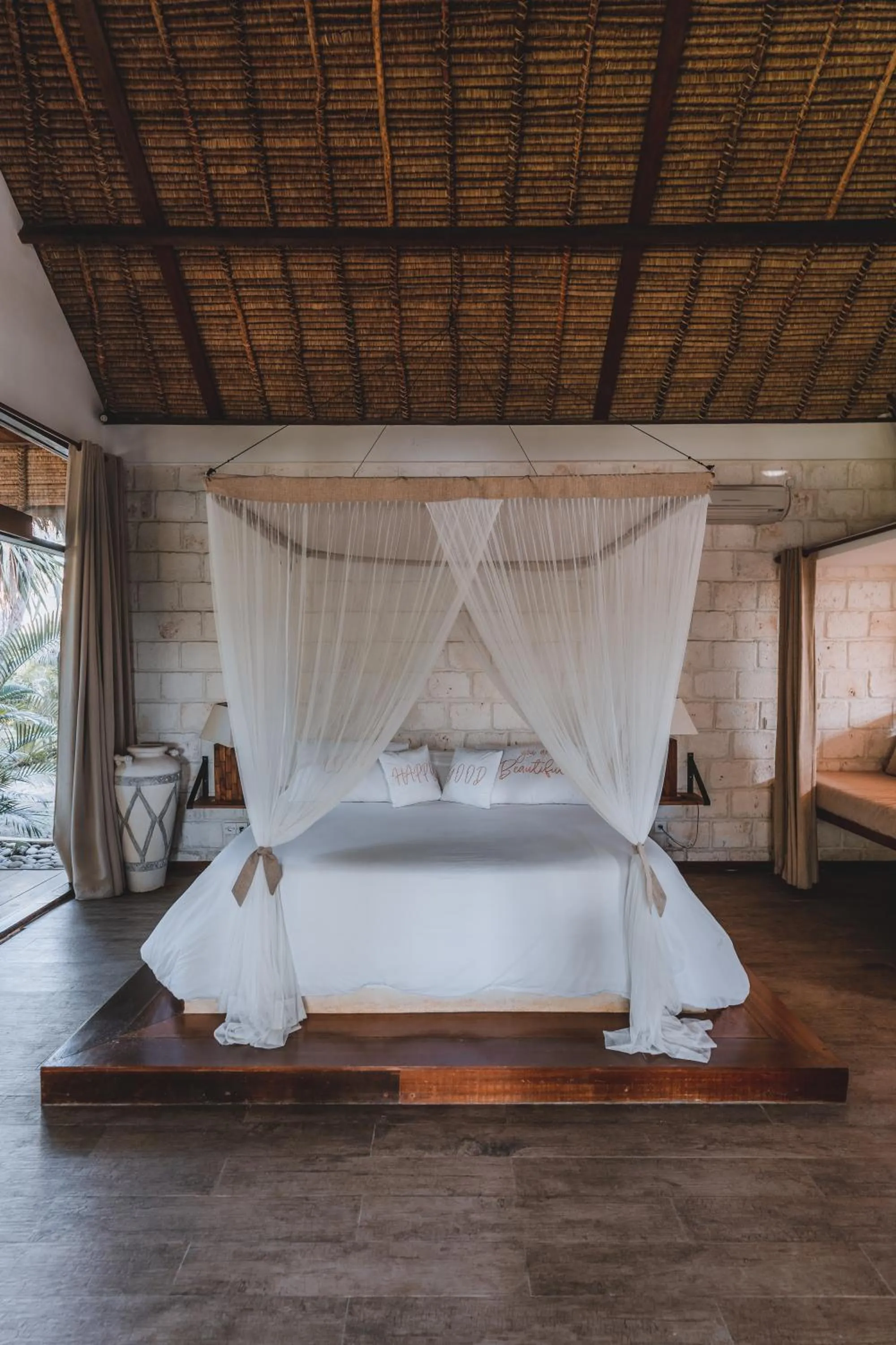 Bedroom, Bed in La Cabane