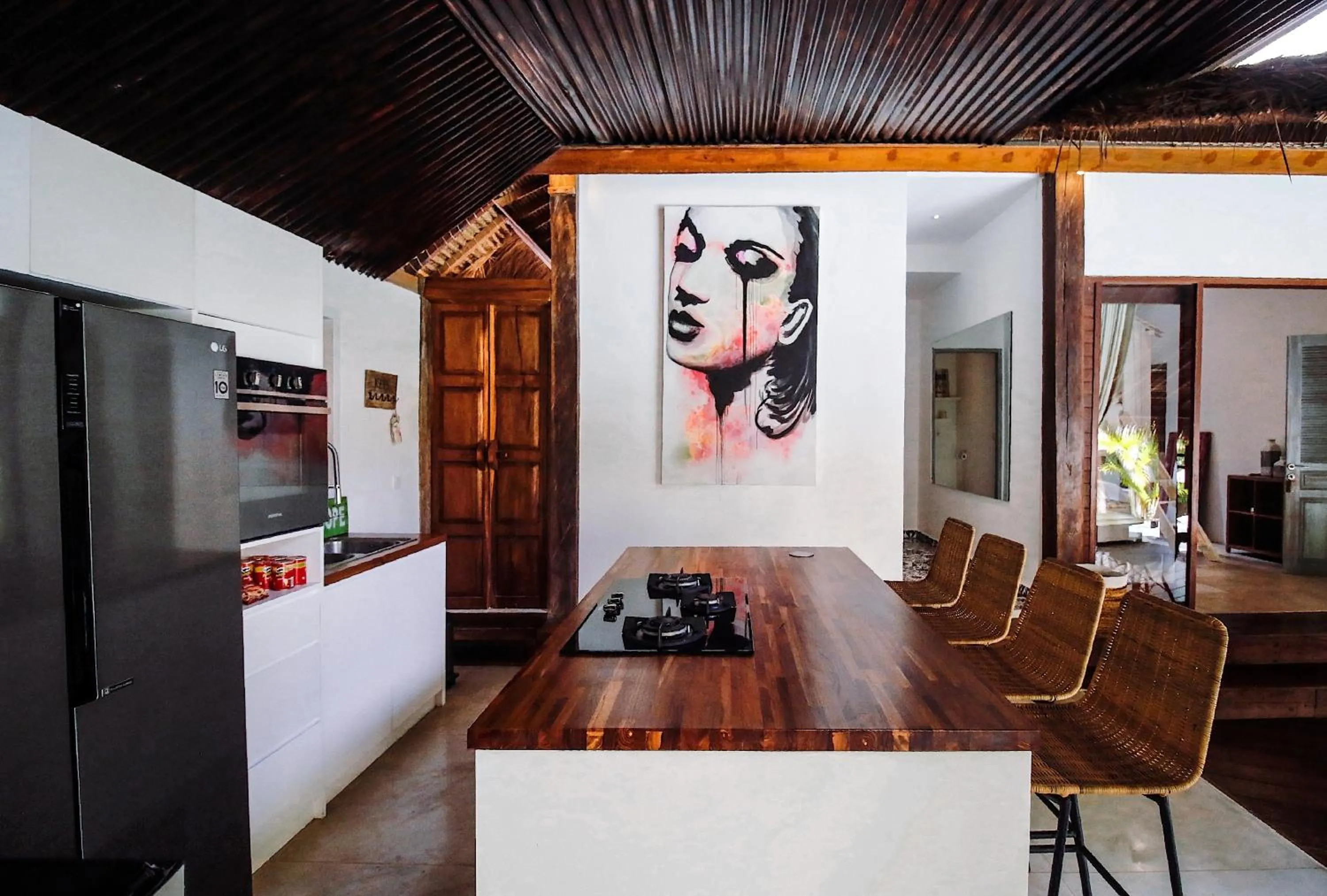 Kitchen or kitchenette in La Cabane