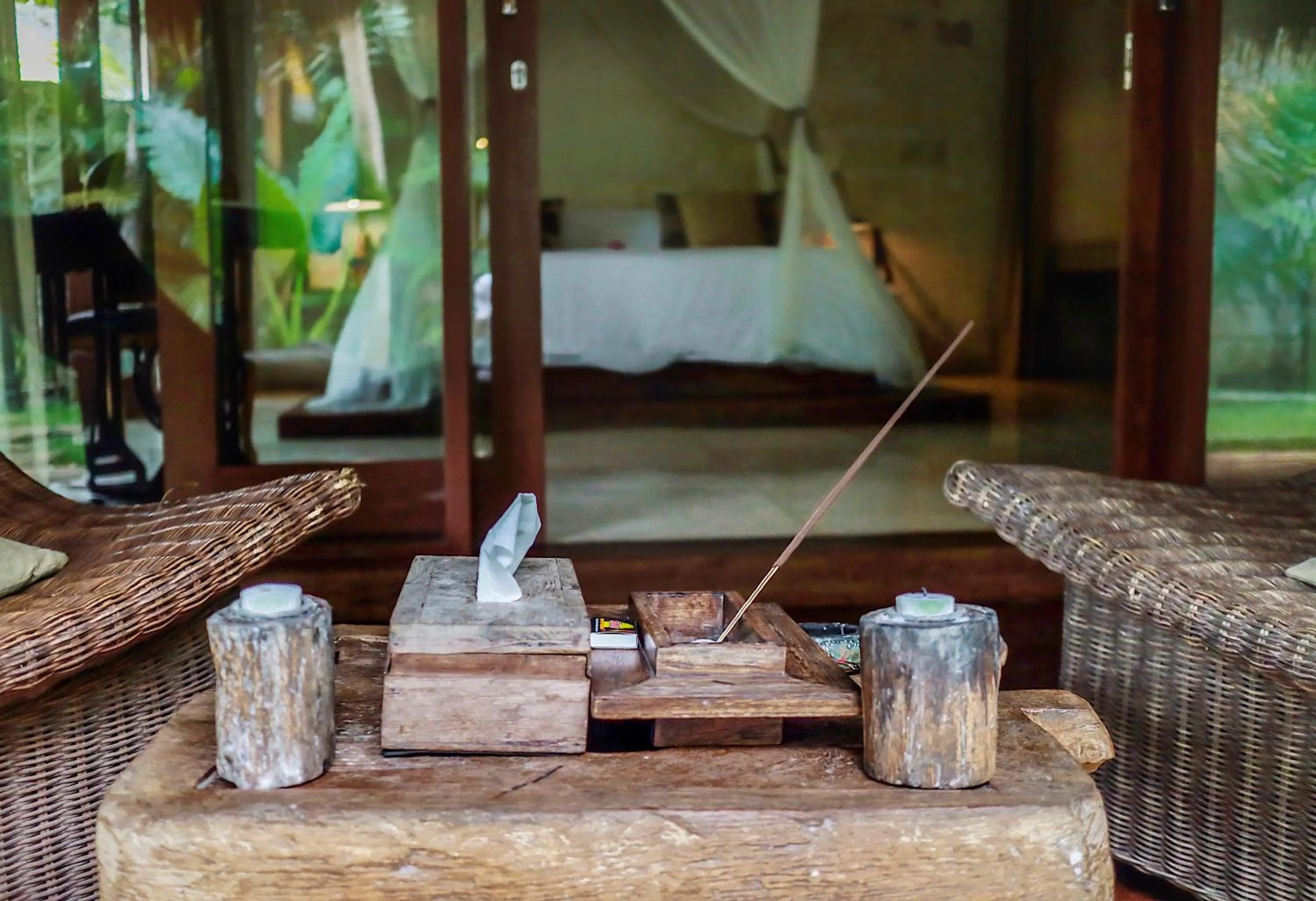 Property building, Bed in La Cabane