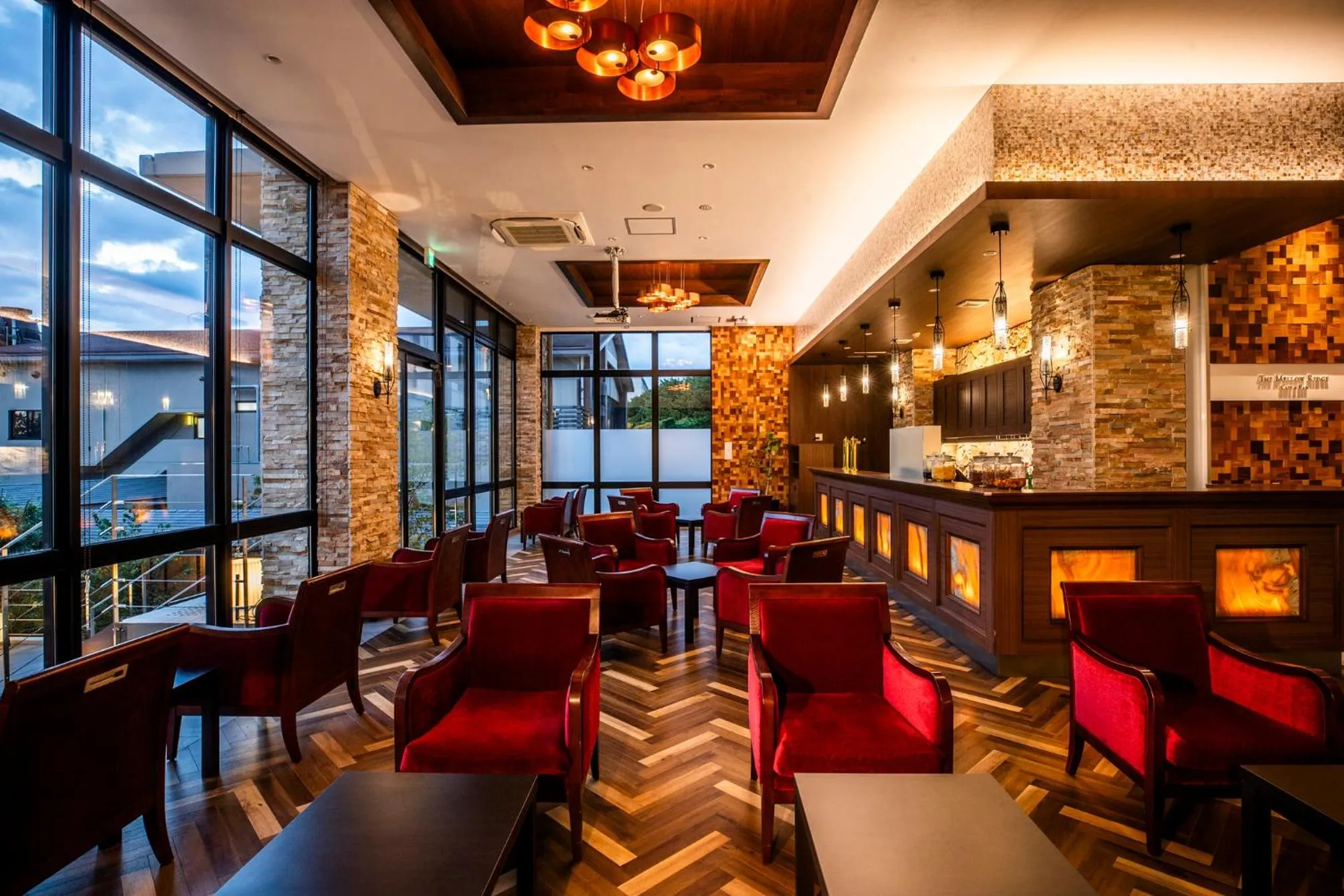 Lounge or bar in Unzen Kyushu Hotel