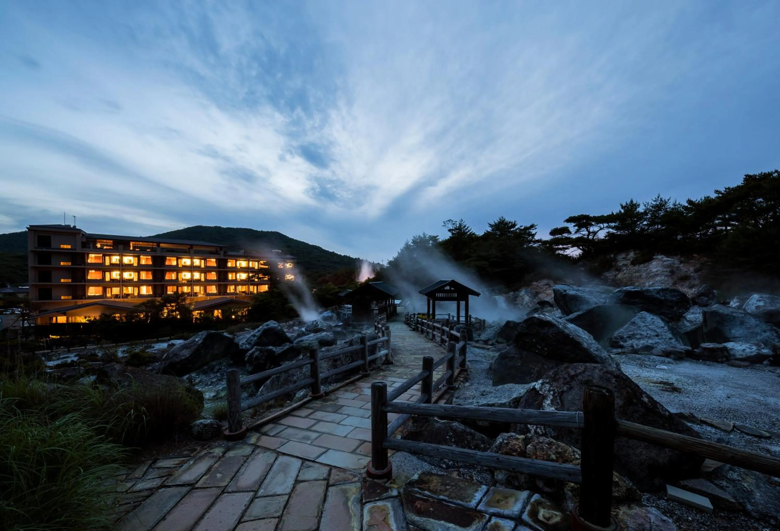 Property building in Unzen Kyushu Hotel