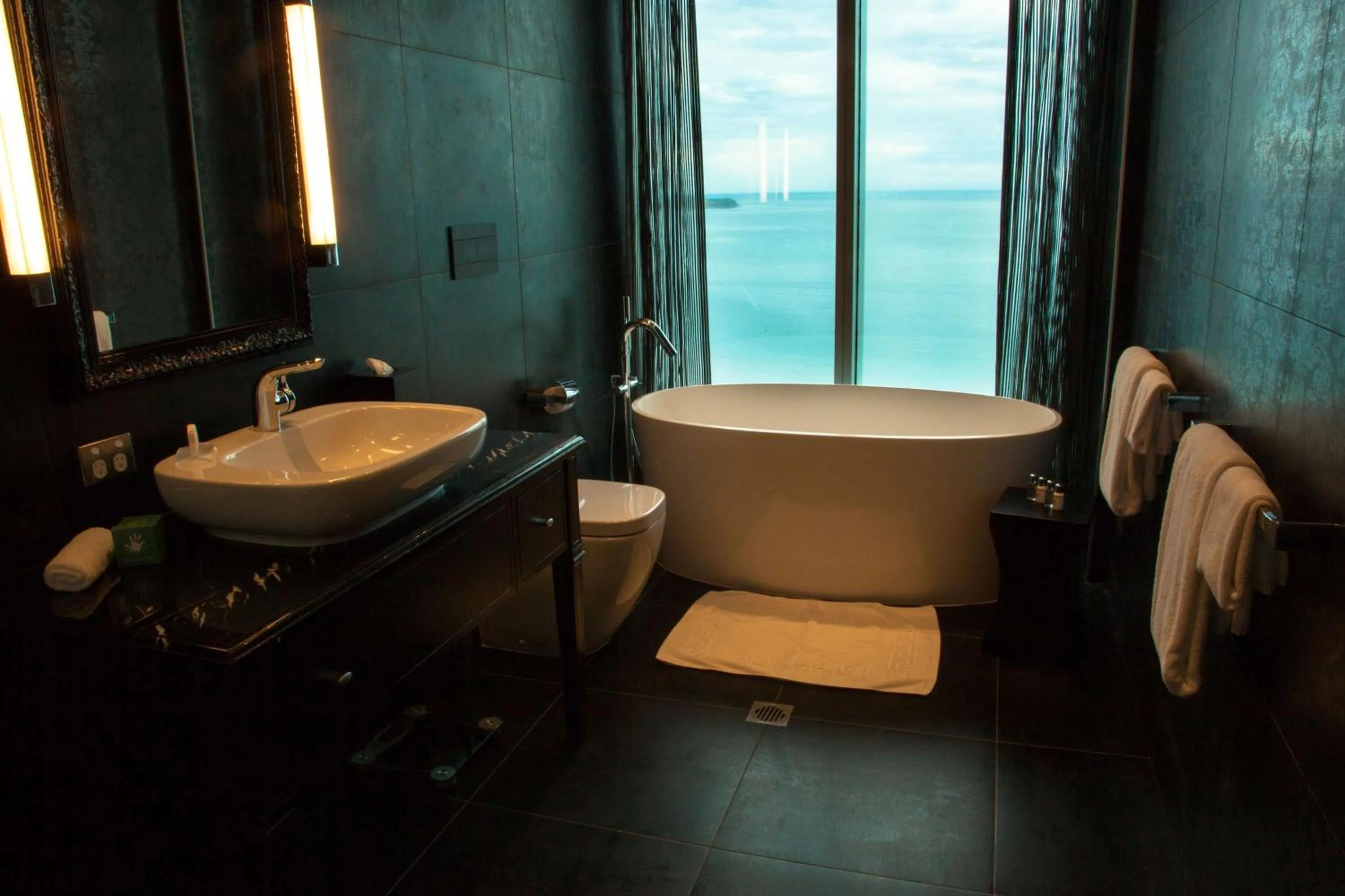 Bathroom in Grand Papua Hotel, a member of Radisson Individuals