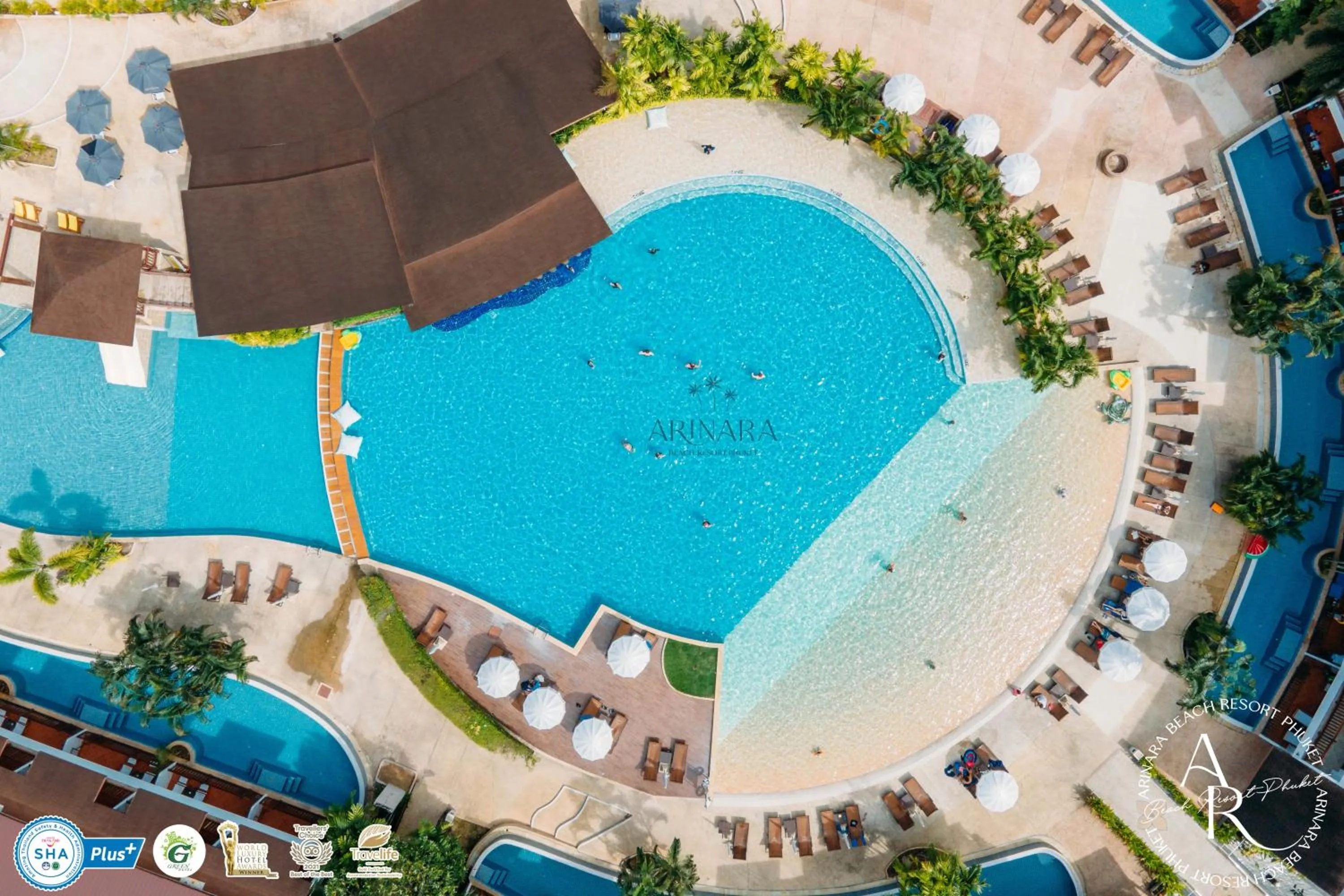 Bird's eye view in Arinara Beach Resort Phuket - SHA Extra Plus