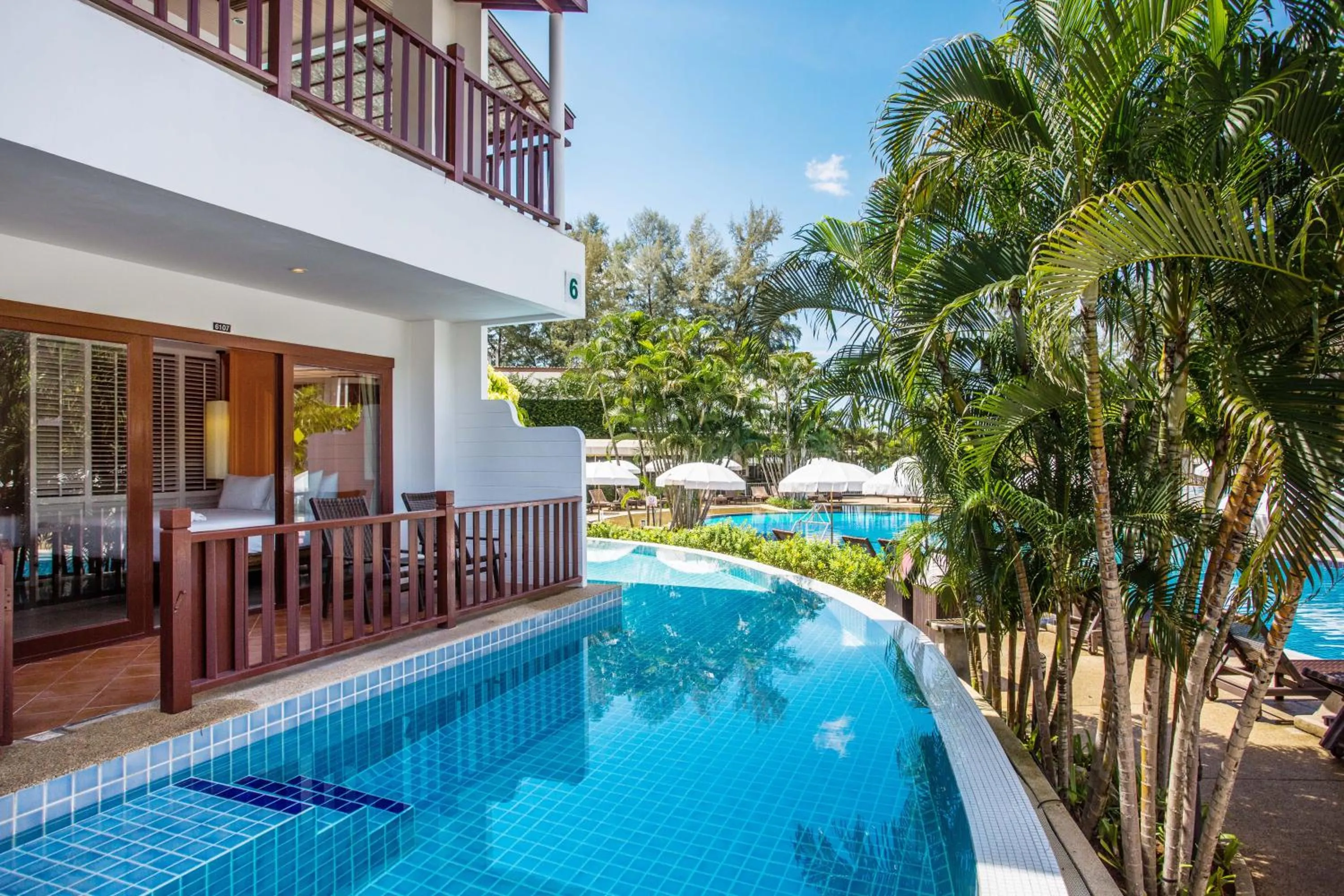 Pool view in Arinara Beach Resort Phuket - SHA Extra Plus