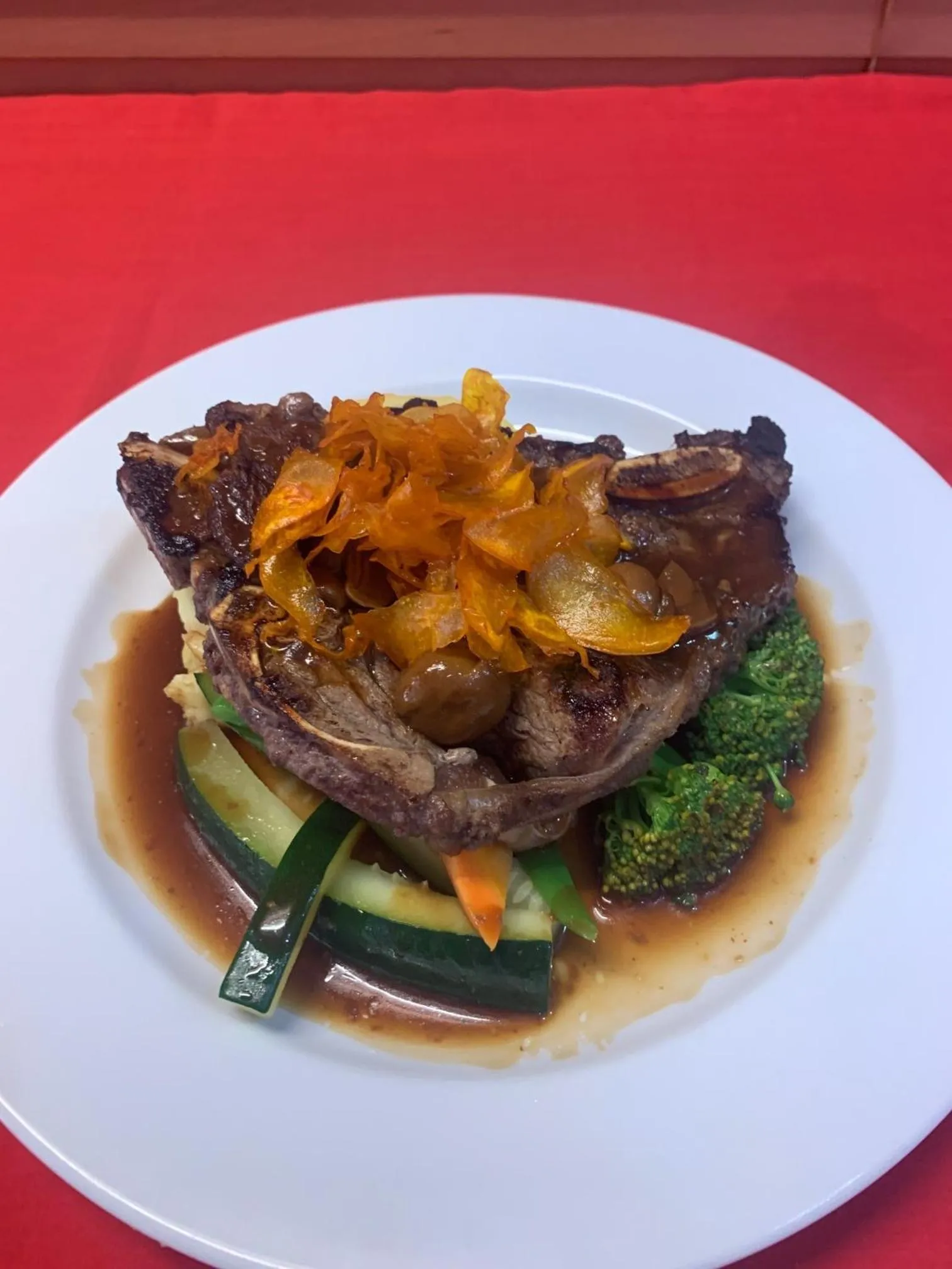 Food close-up in Huon Gulf Hotel