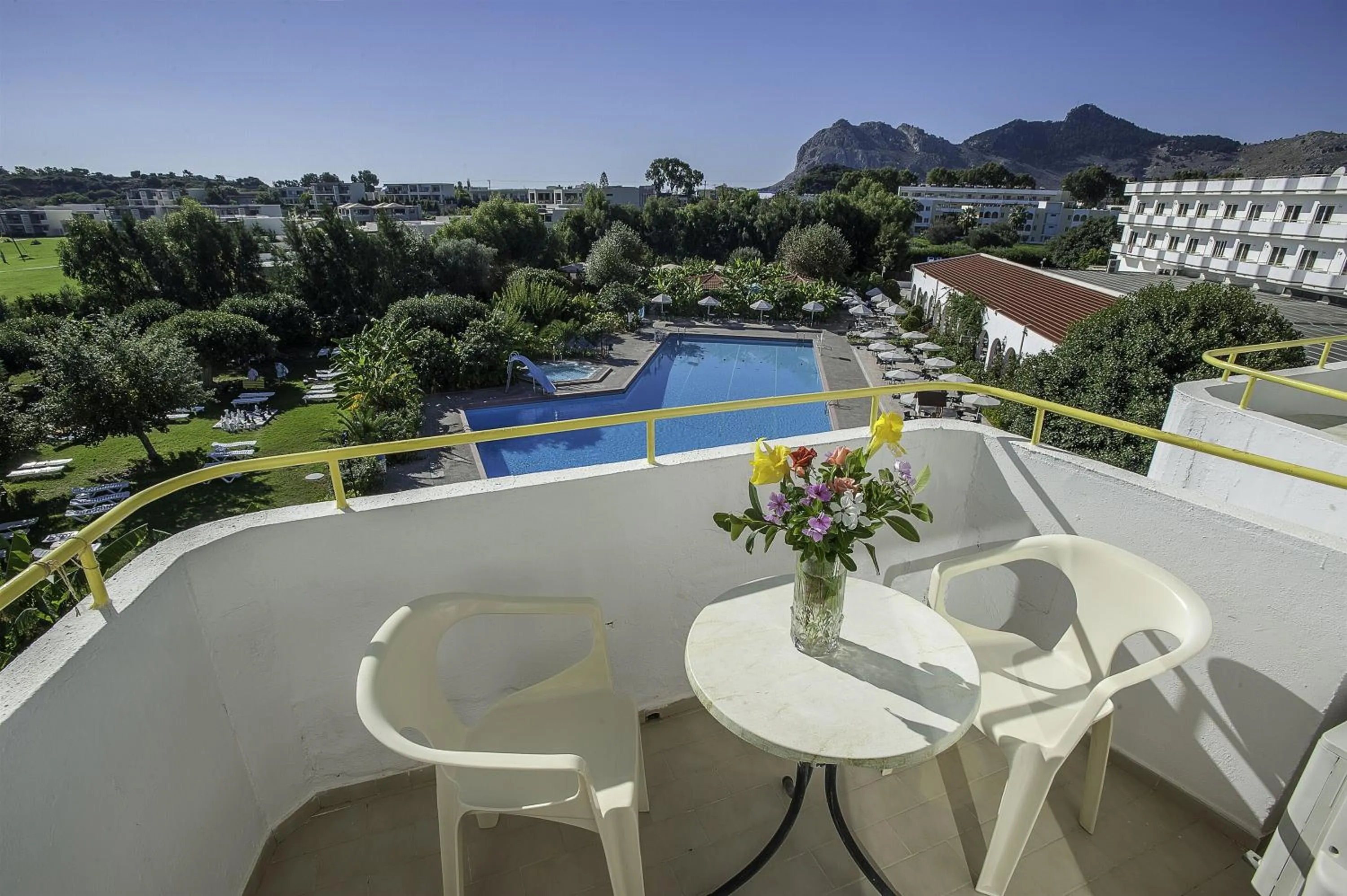 Pool view in Irene Palace Beach Resort