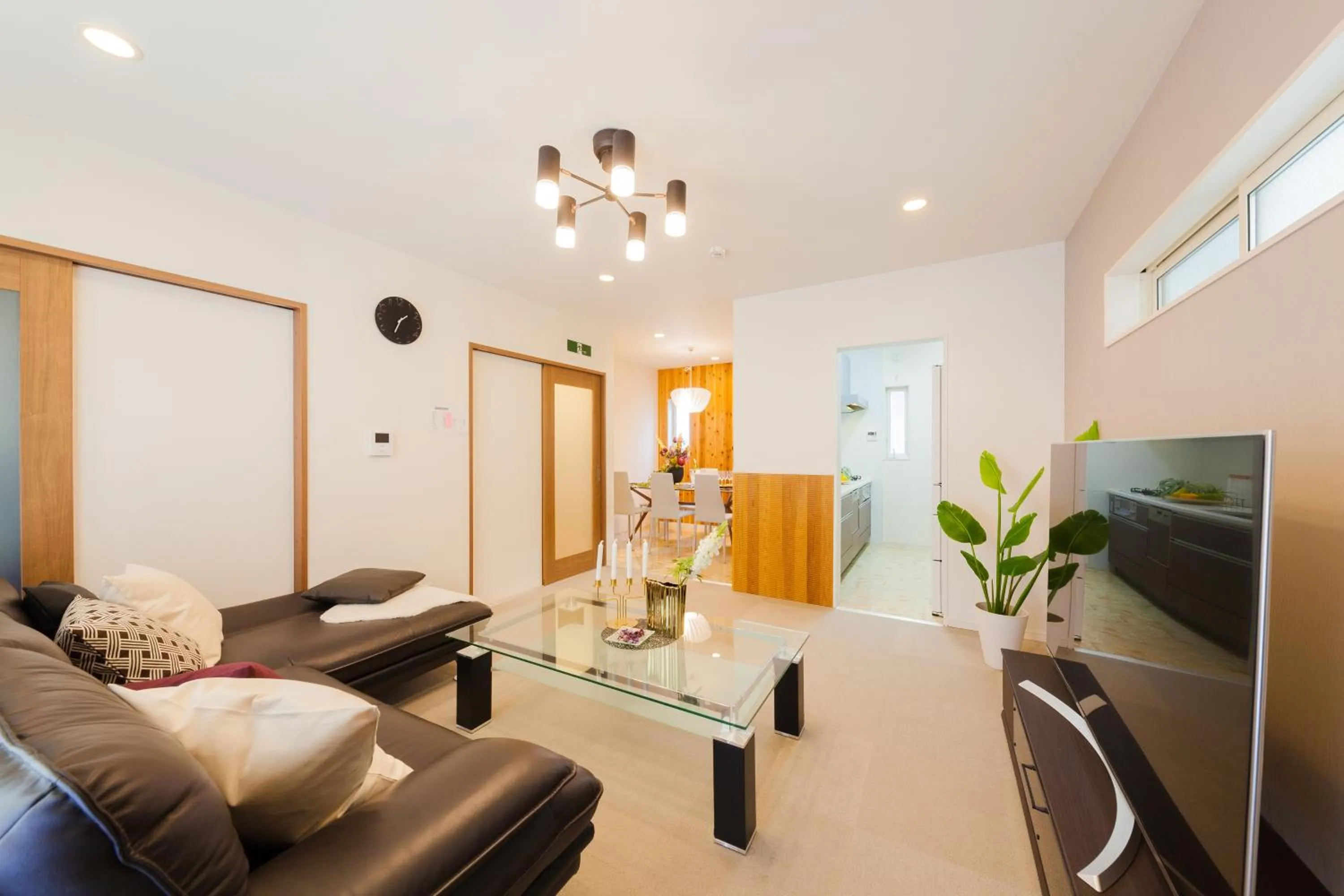 Living room in Prestige Suites Osaka Kishinosato-Tamade