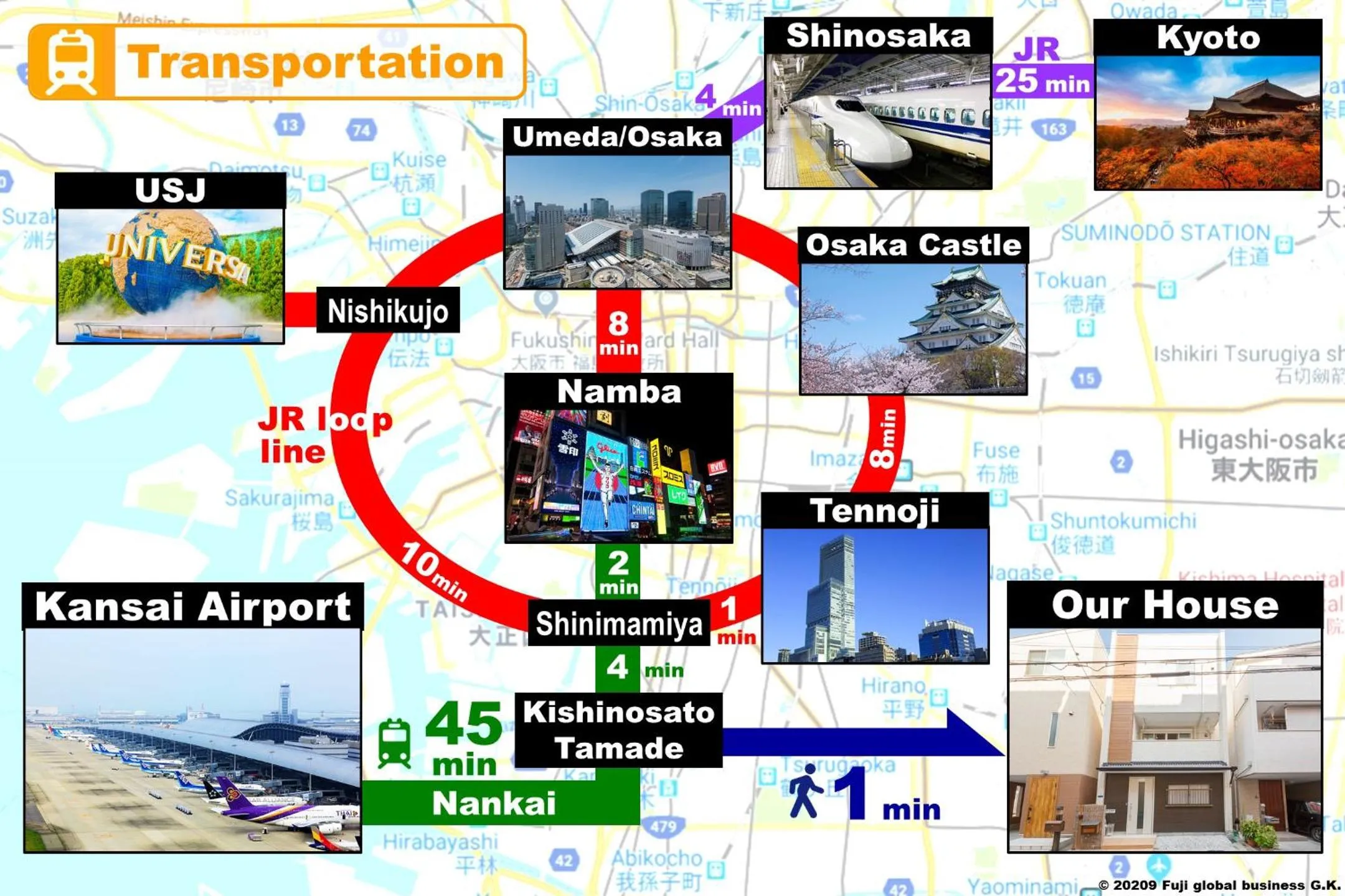 Prestige Suites Osaka Kishinosato-Tamade