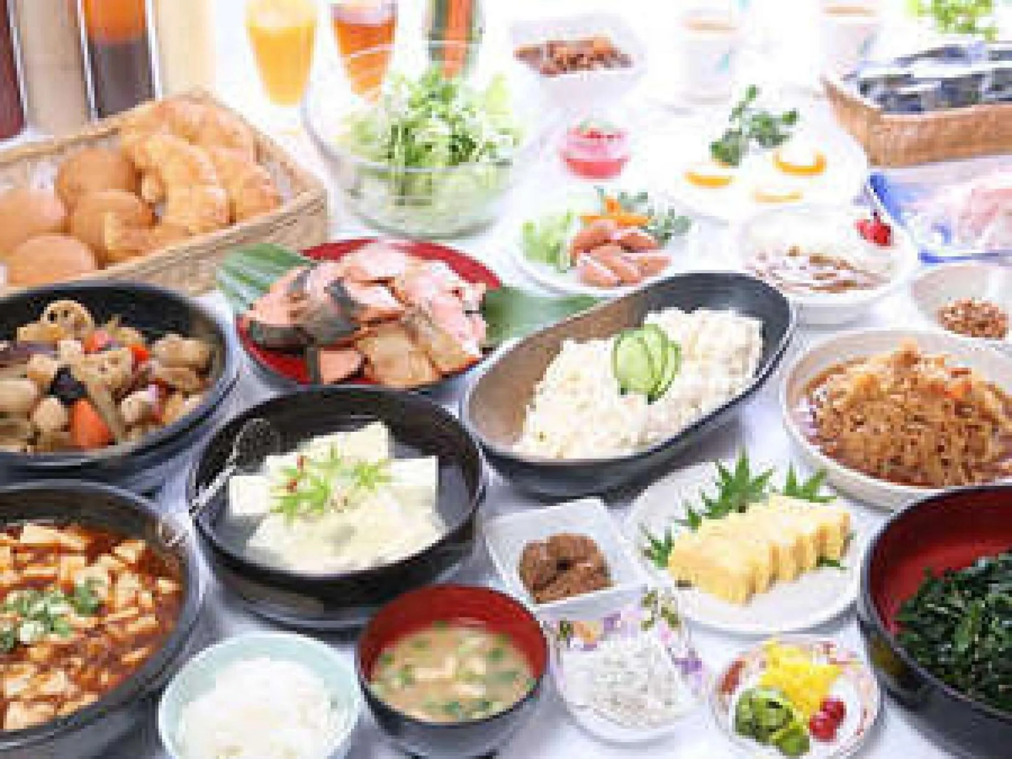 Buffet breakfast in Hotel Villa Kuretake