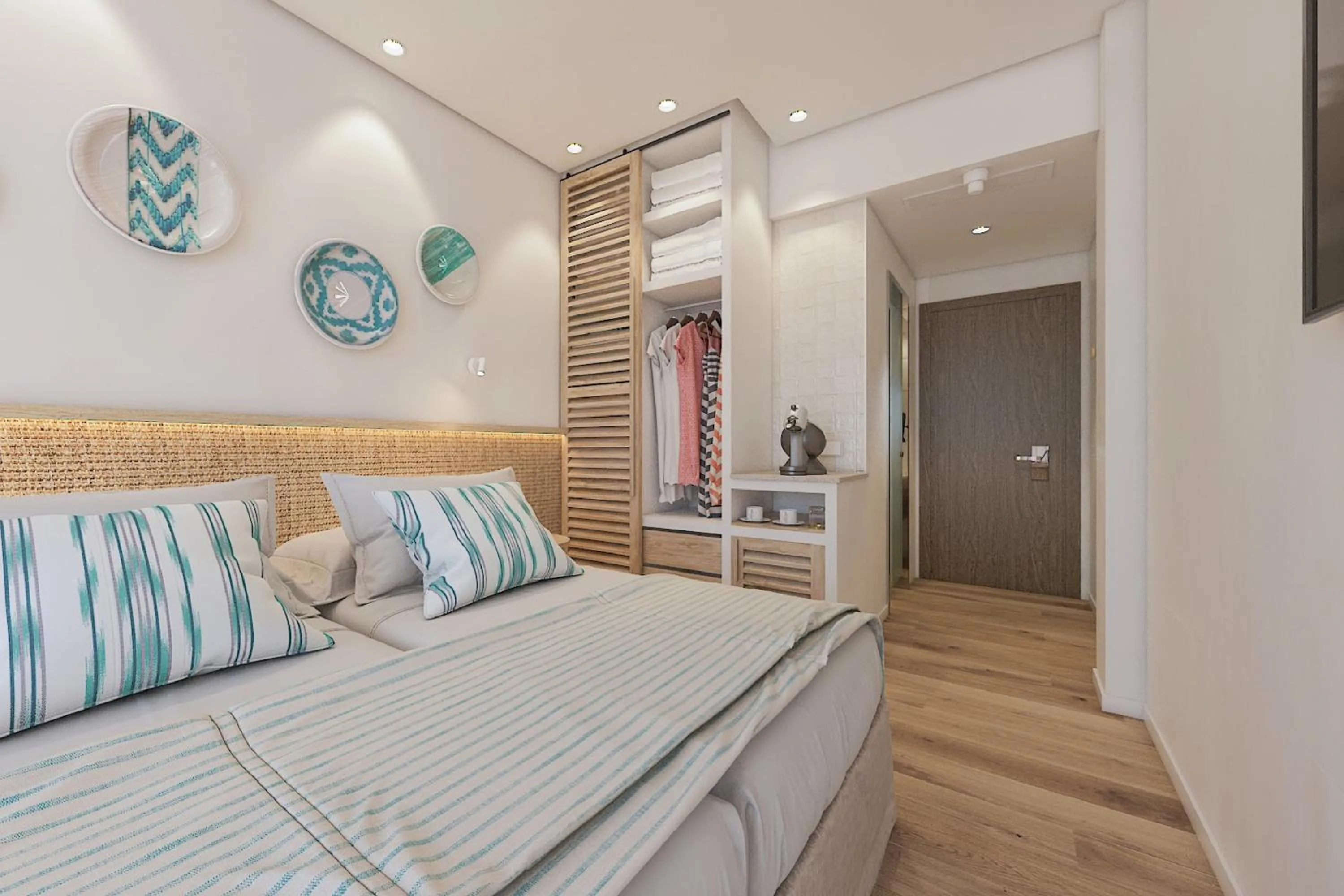 Photo of the whole room, Bed in Hotel Moré