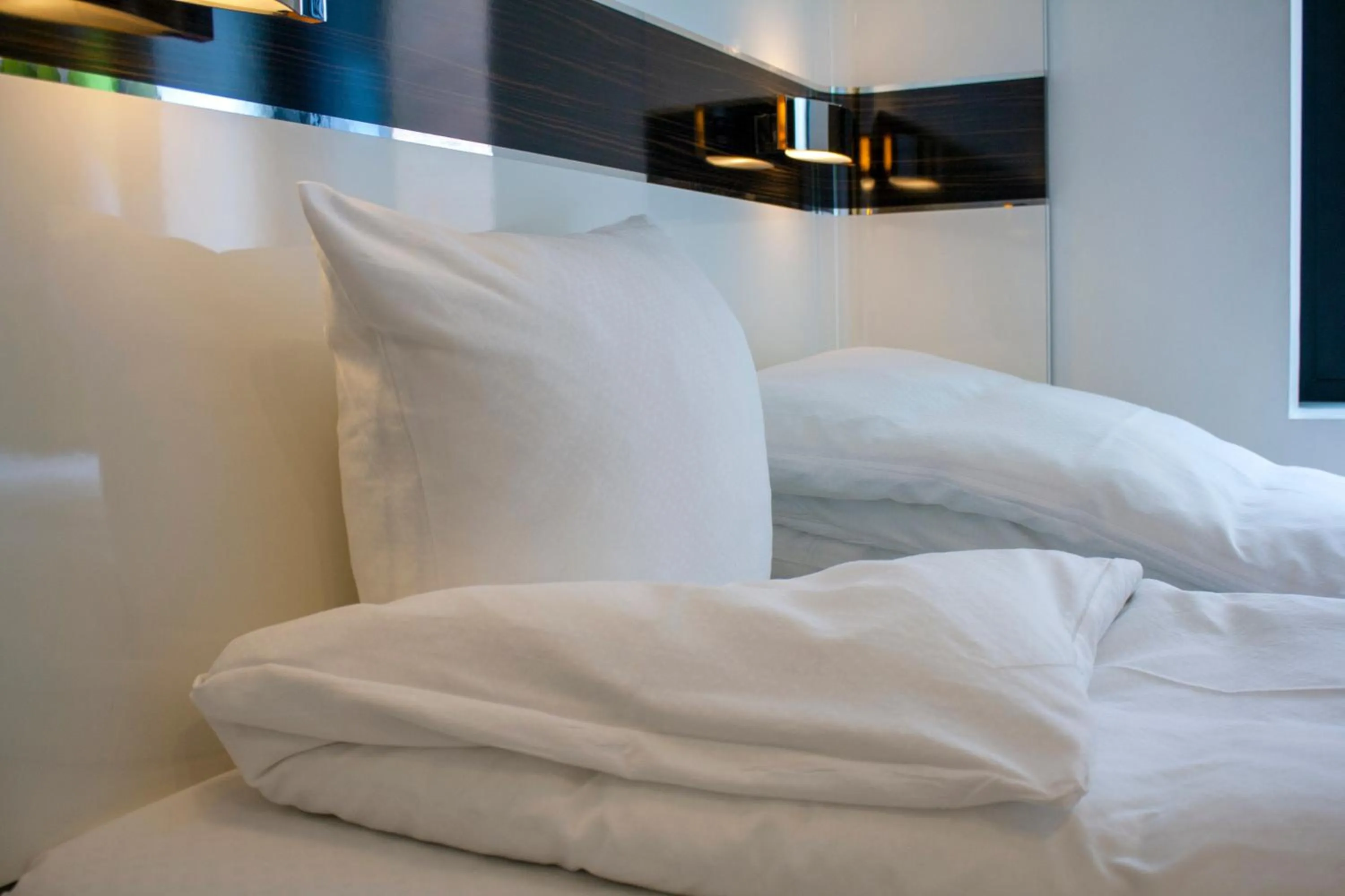 Bed in Wakeup Copenhagen - Borgergade