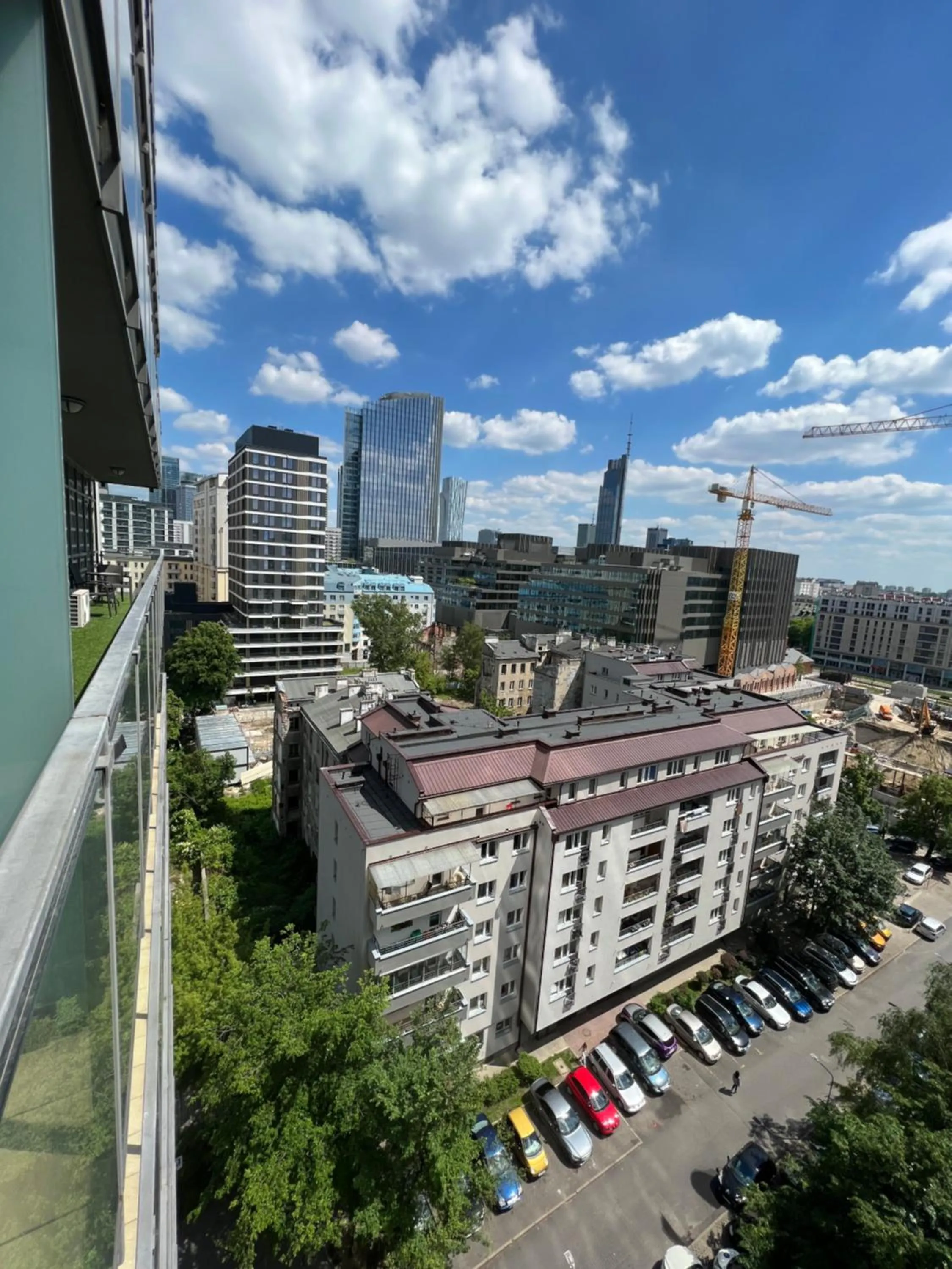 City view in Platinum Towers Central Apartments