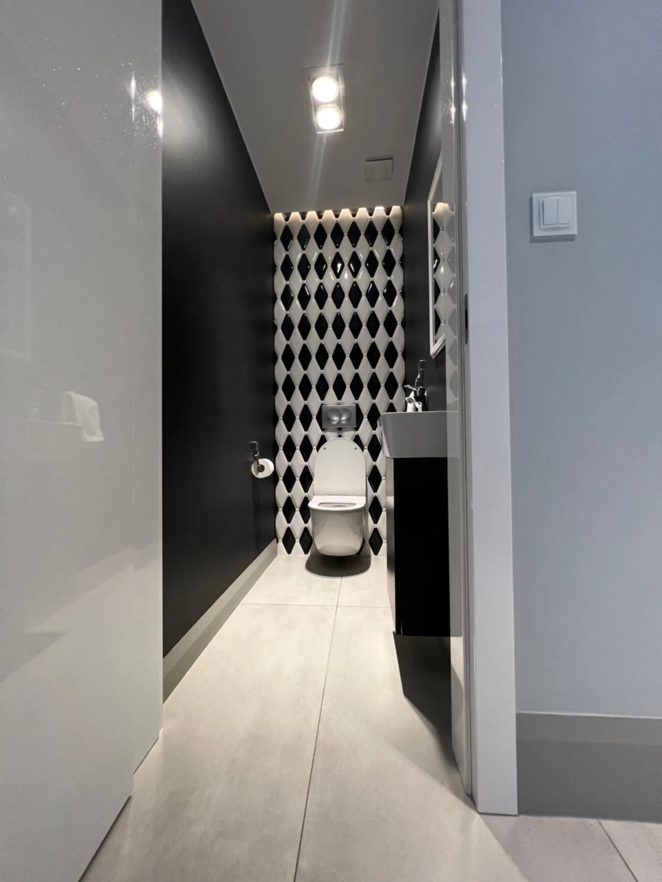 Bathroom in Platinum Towers Central Apartments