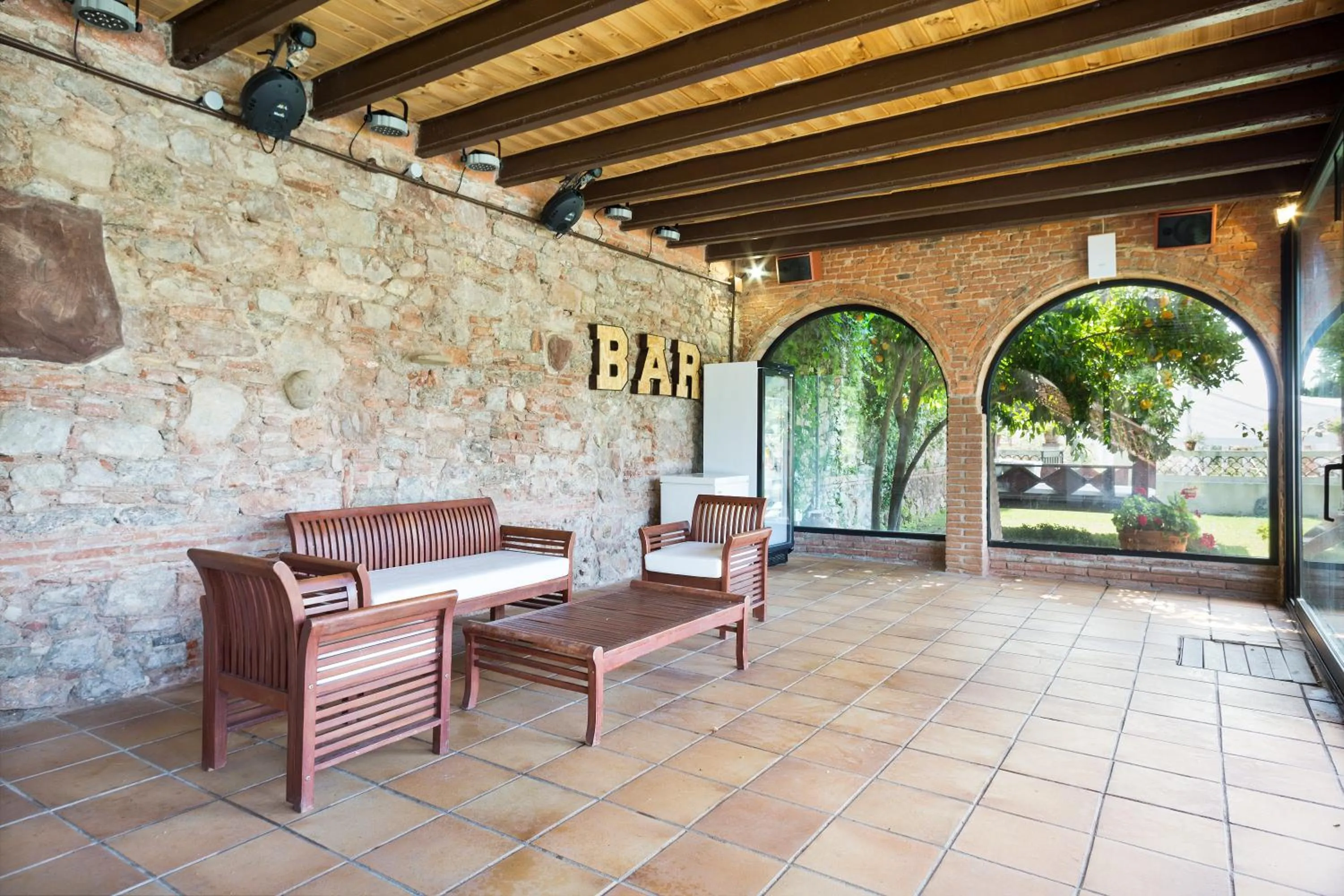 Seating area in Can Borrell