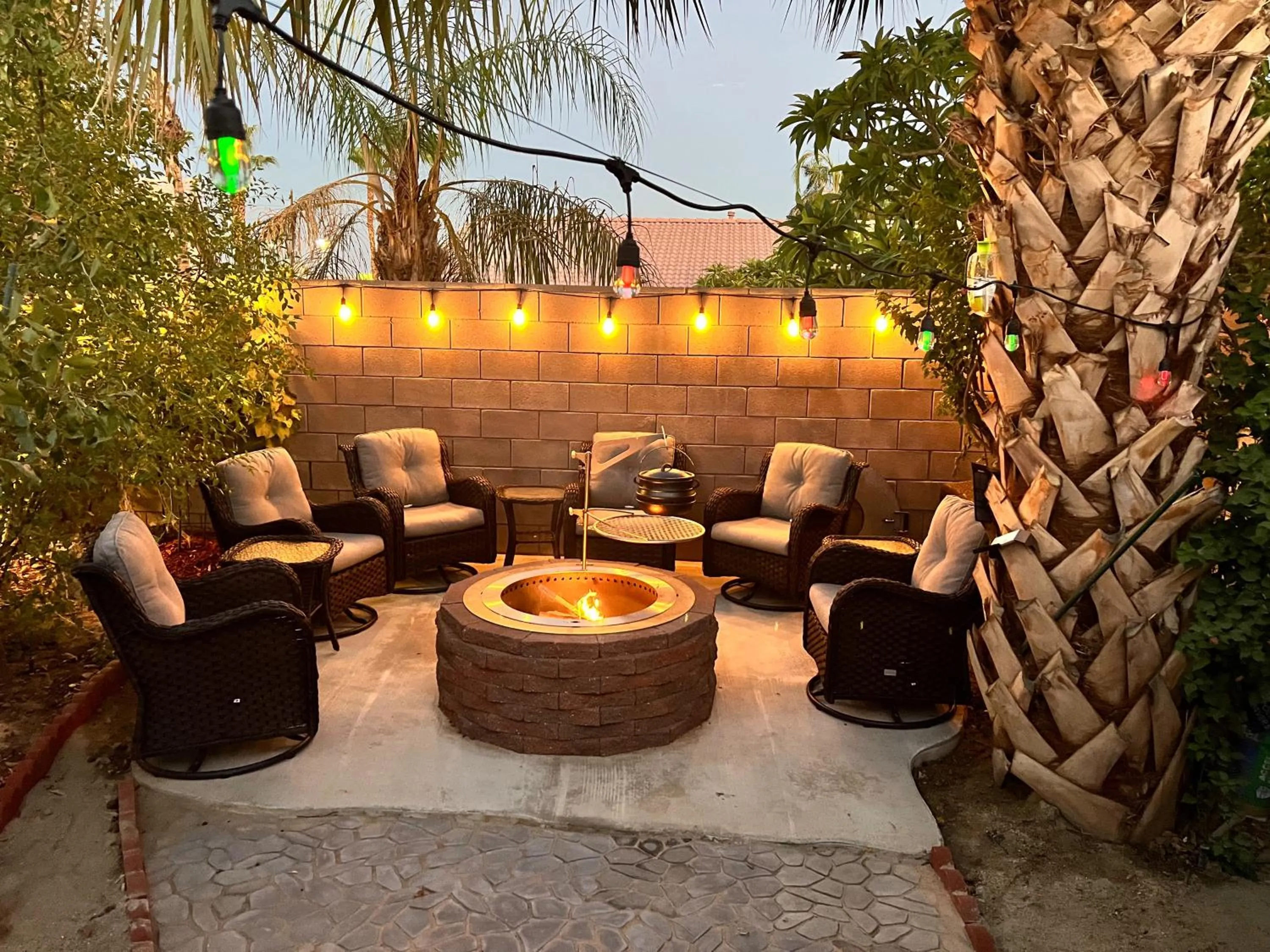 Patio in 3 bedroom house with Private Pool, Spa&Golf Course!