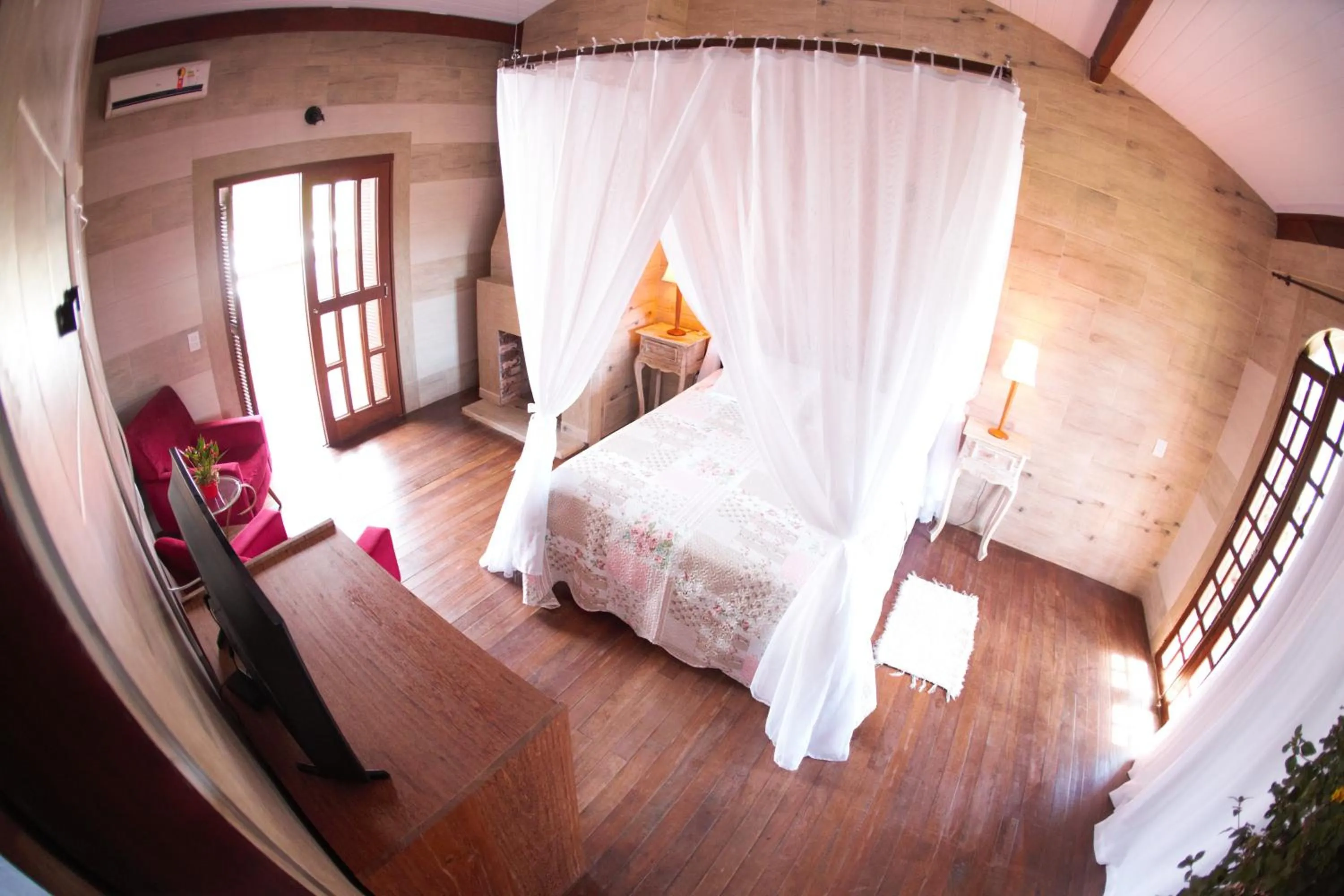 Bedroom, Bed in Hotel Ferrugem Eco Village