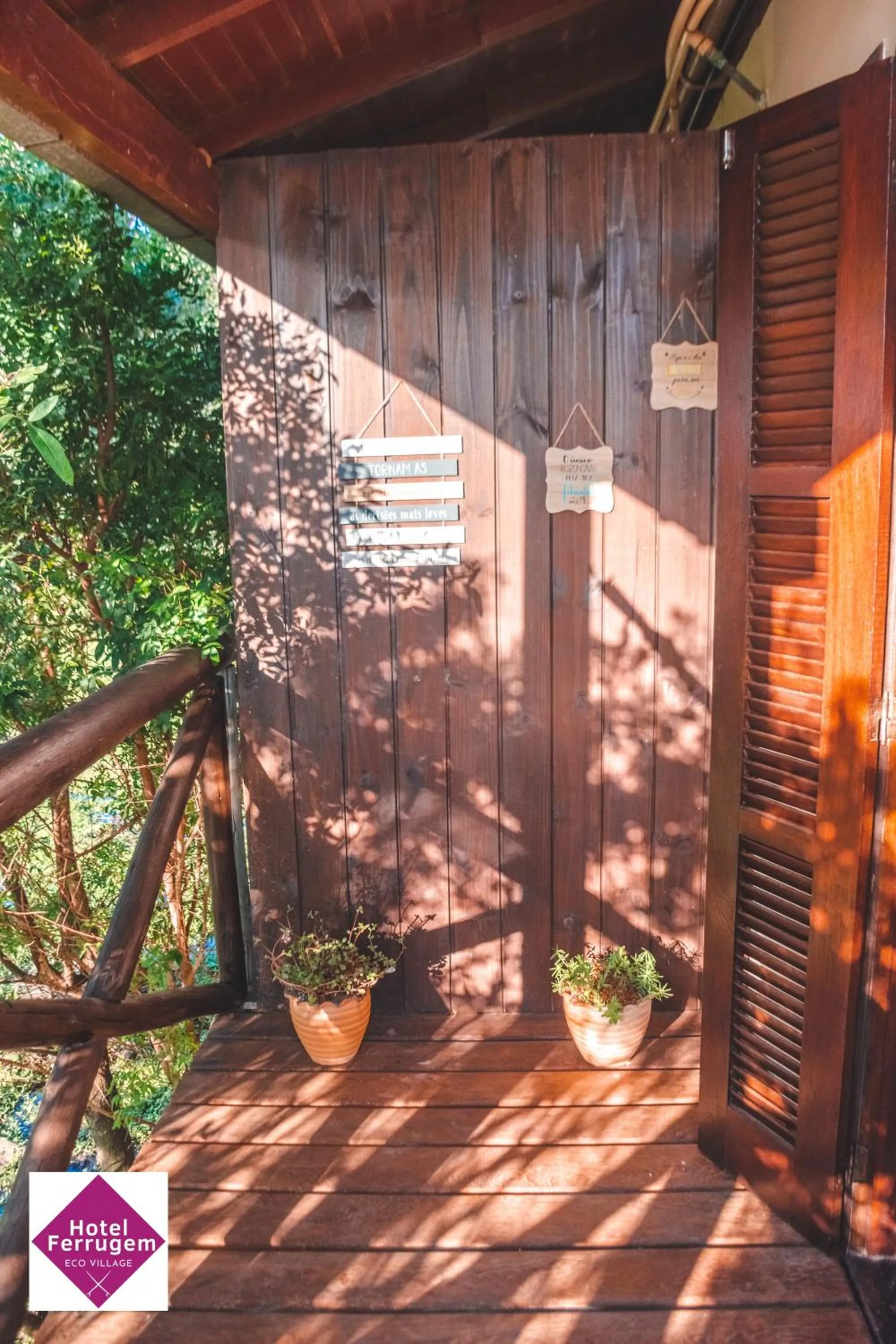 Balcony/Terrace in Hotel Ferrugem Eco Village